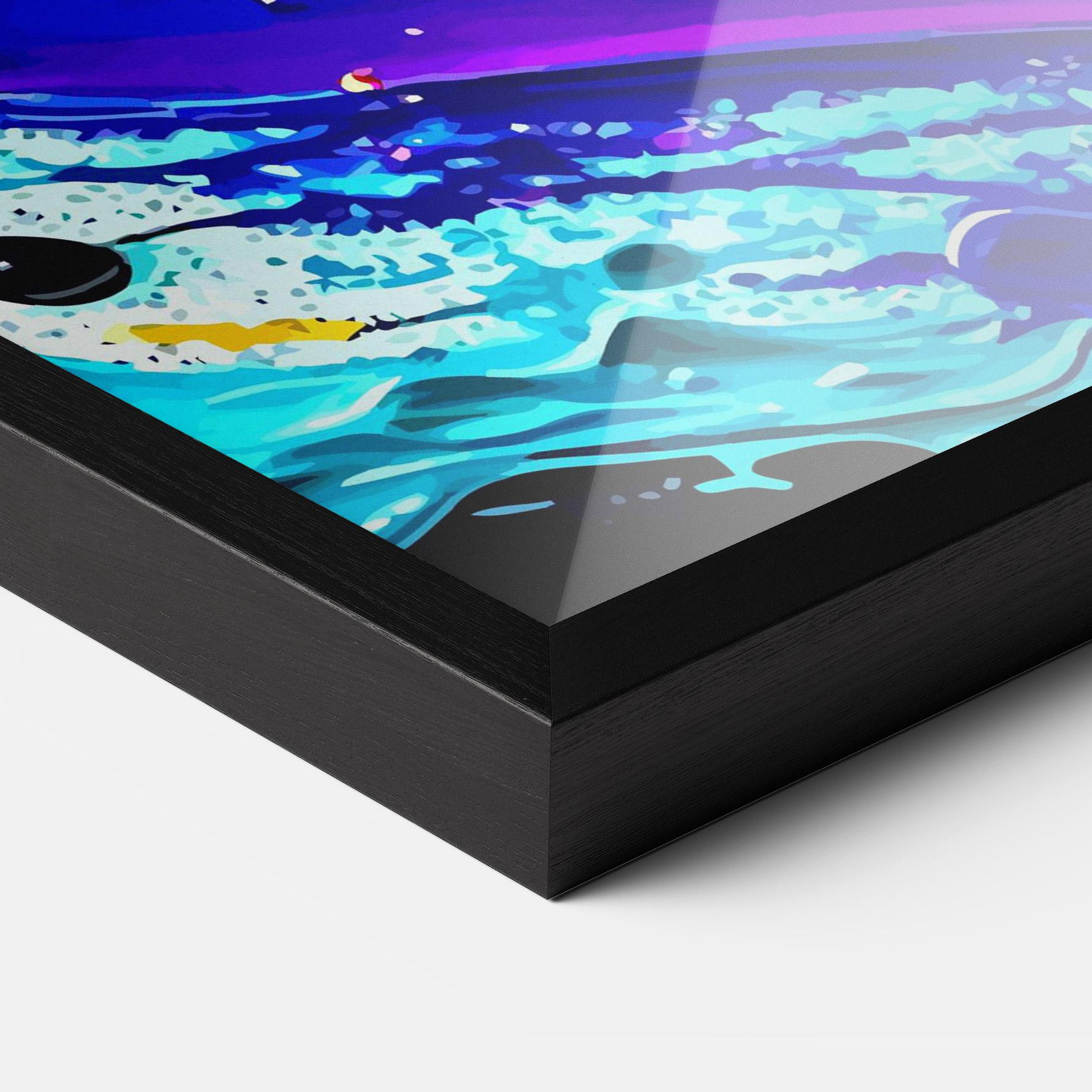 Рамкиран постер Beautiful Splash mockup 3