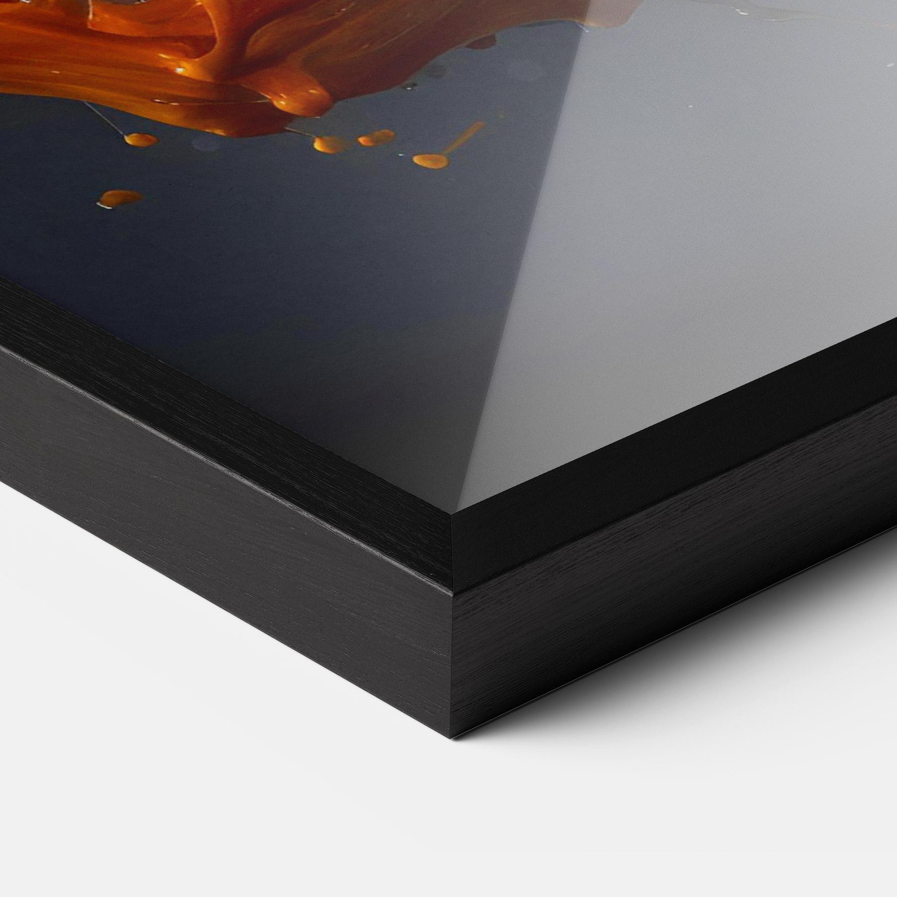 Рамкиран постер Colorful Splash Floating mockup 3