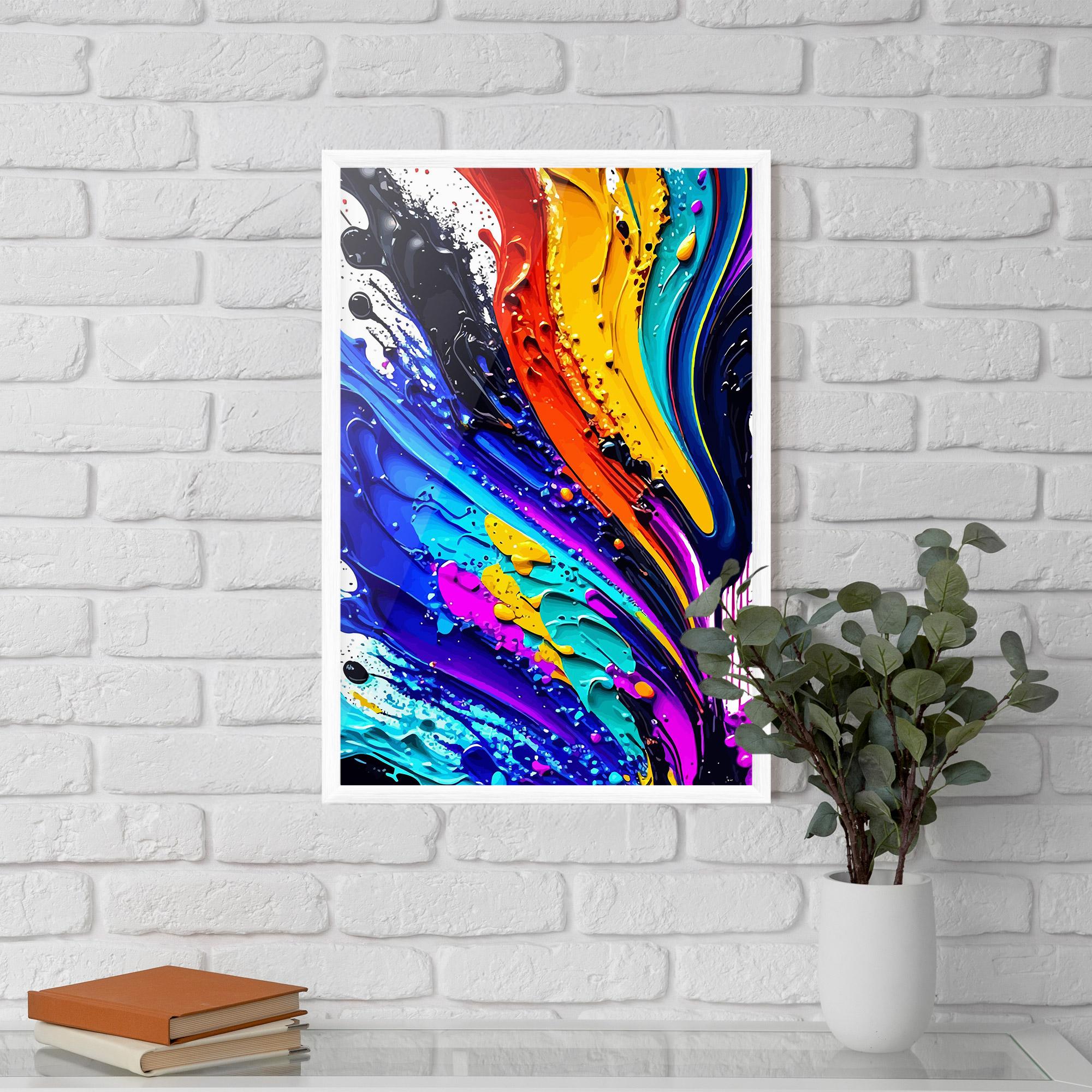 Рамкиран постер Beautiful Splash mockup 5