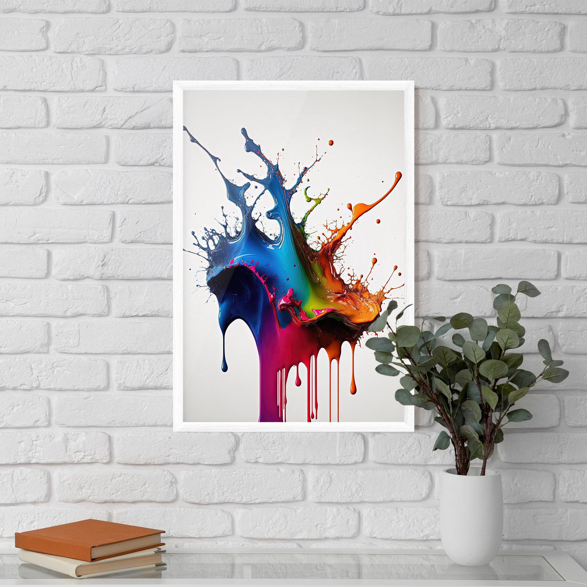 Yellow Blue Floating mockup 5