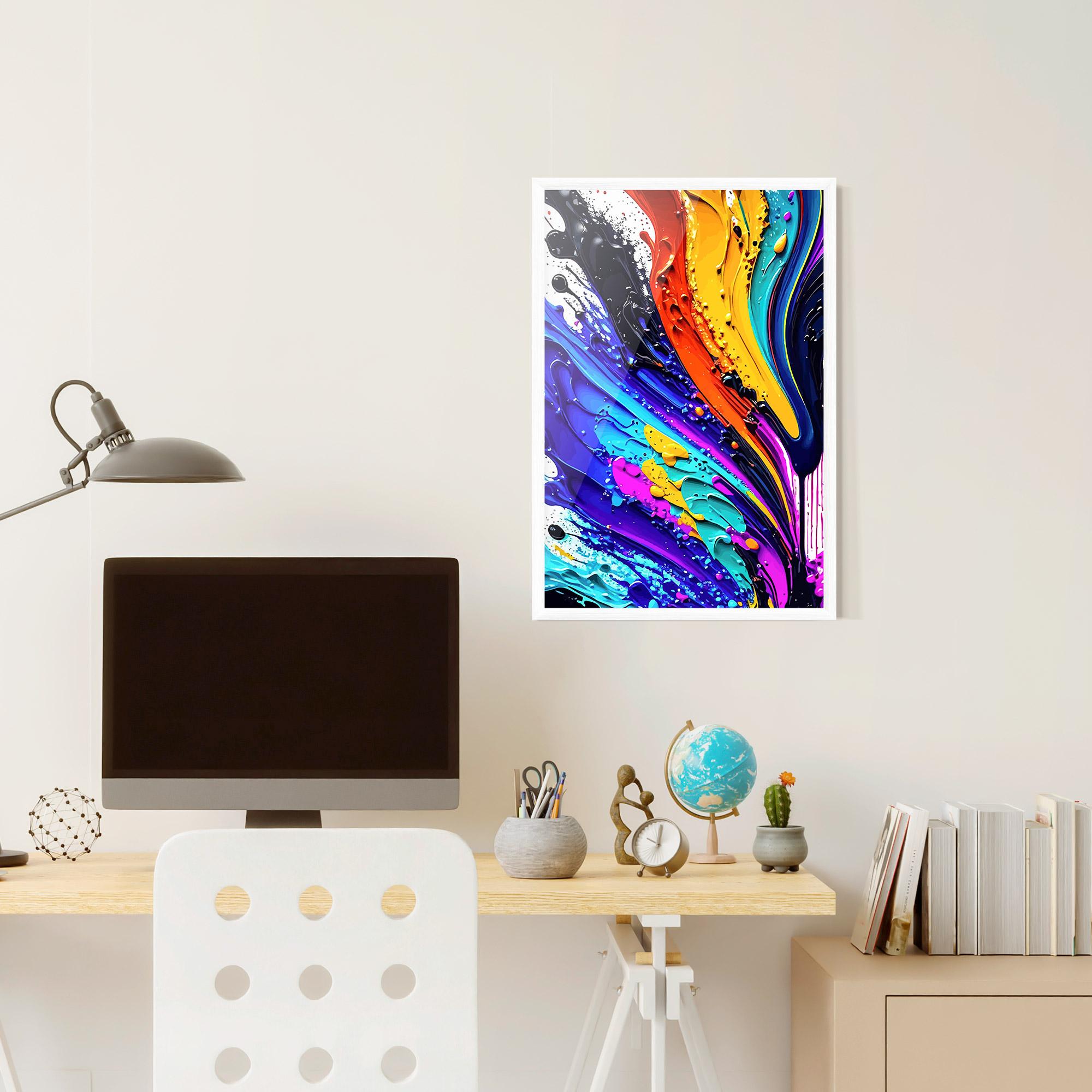 Рамкиран постер Beautiful Splash mockup 6