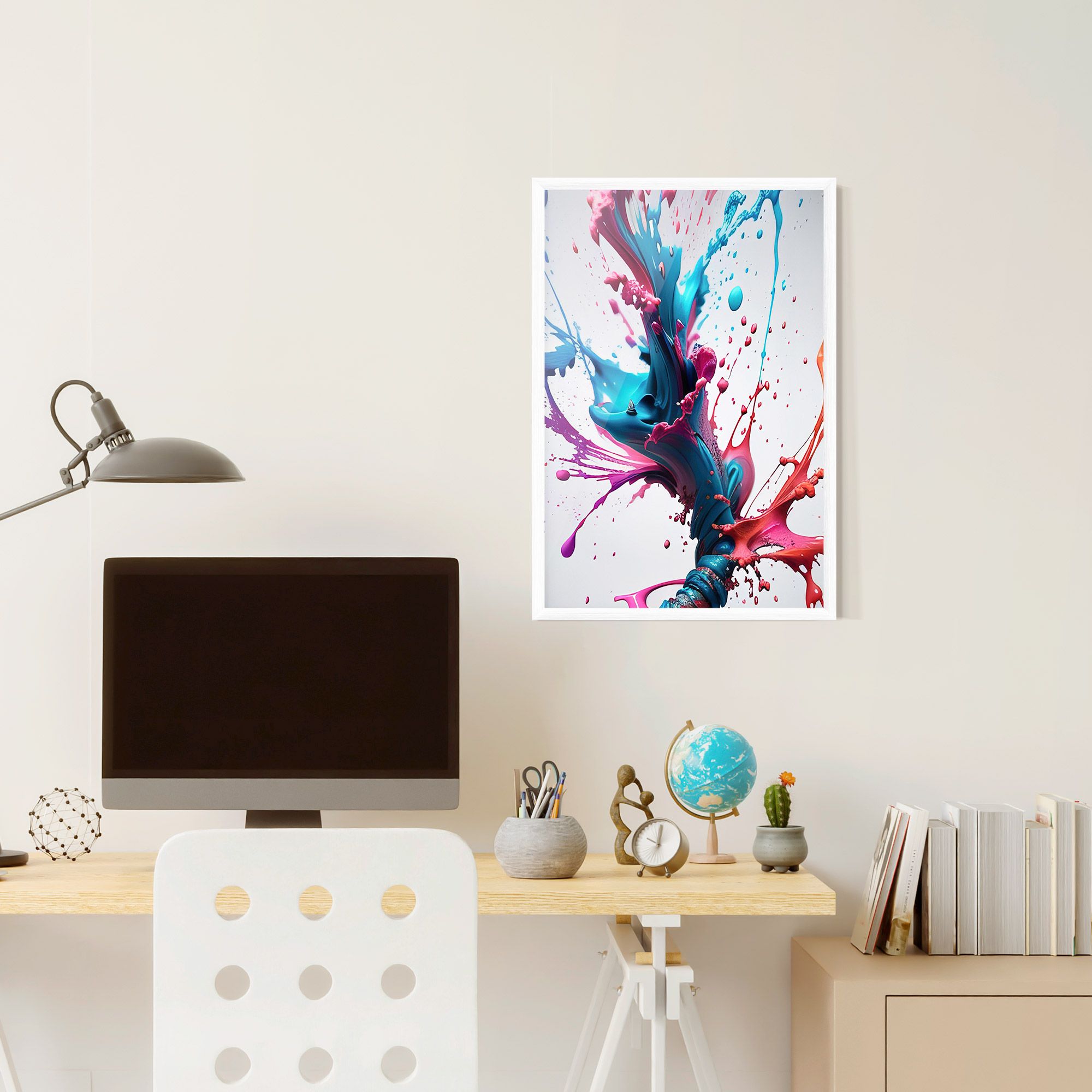 Blue Pink Splash mockup 6