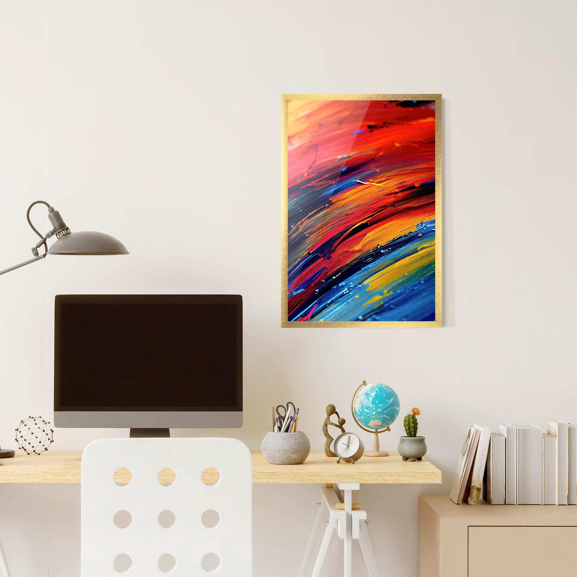 Рамкиран постер Horizontal Color Shot mockup 6