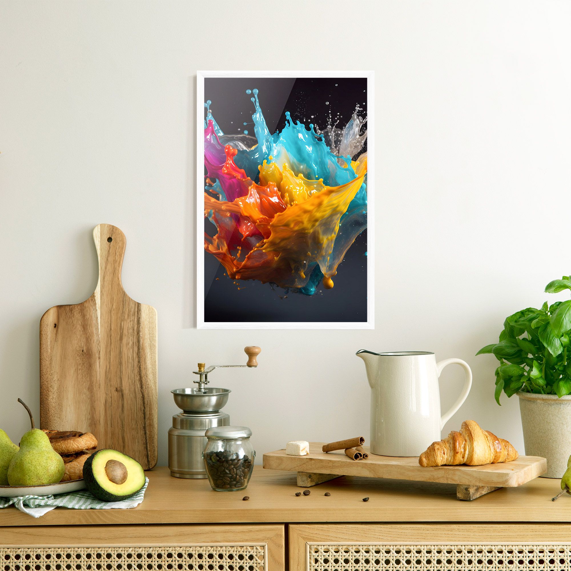 Colorful Splash Floating mockup 8