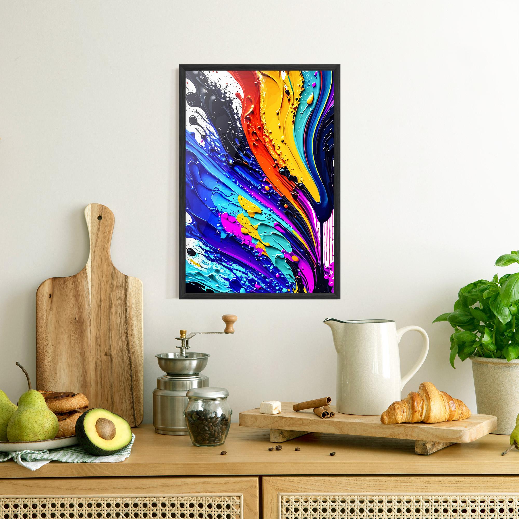 Рамкиран постер Beautiful Splash mockup 8