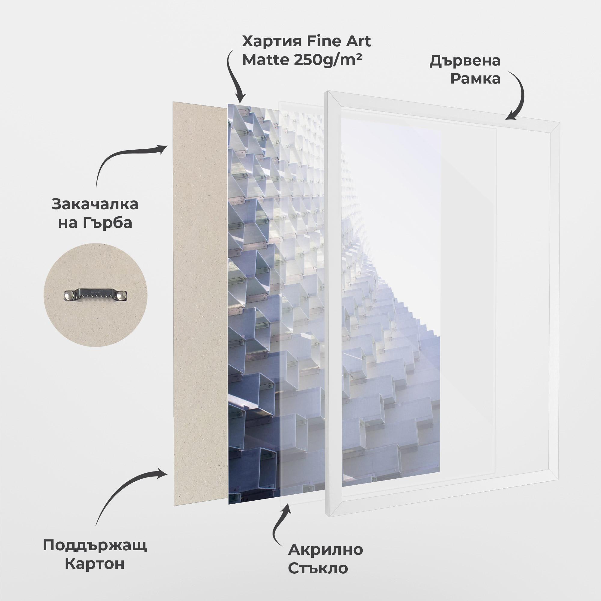 Рамкиран постер 3d White Square mockup 1