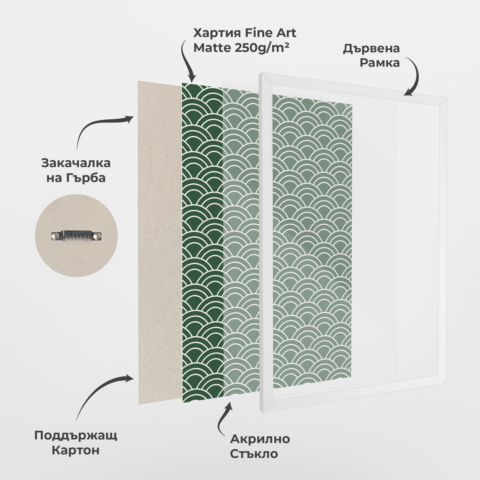 Green Semi Circle mockup 1