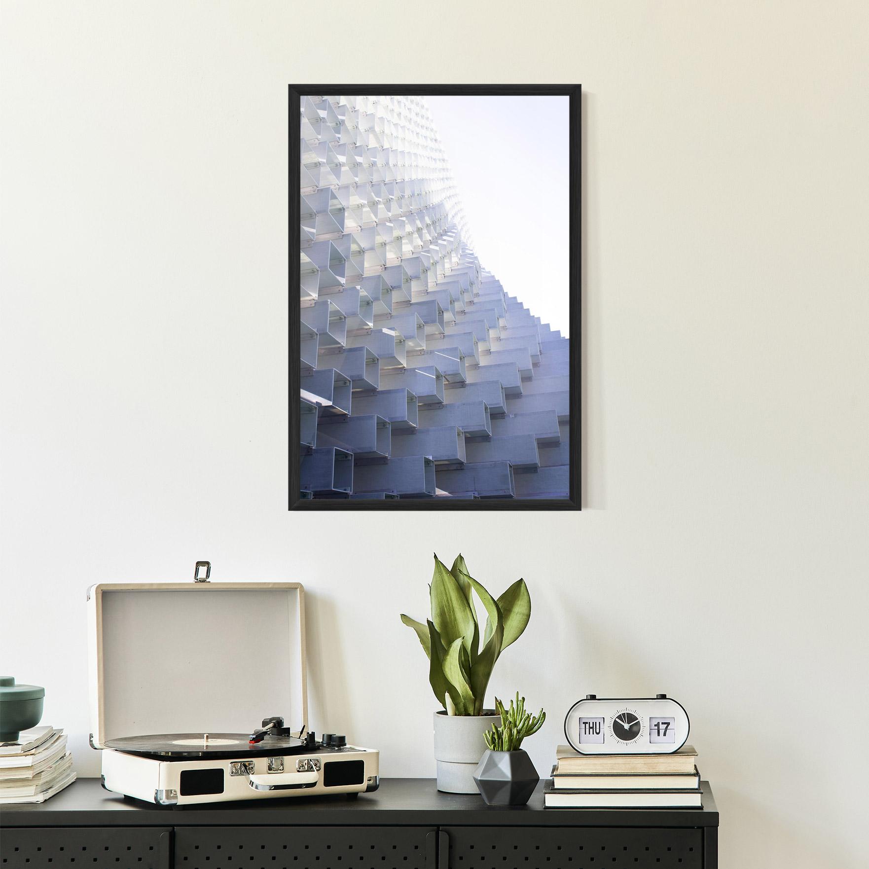 Рамкиран постер 3d White Square mockup 2