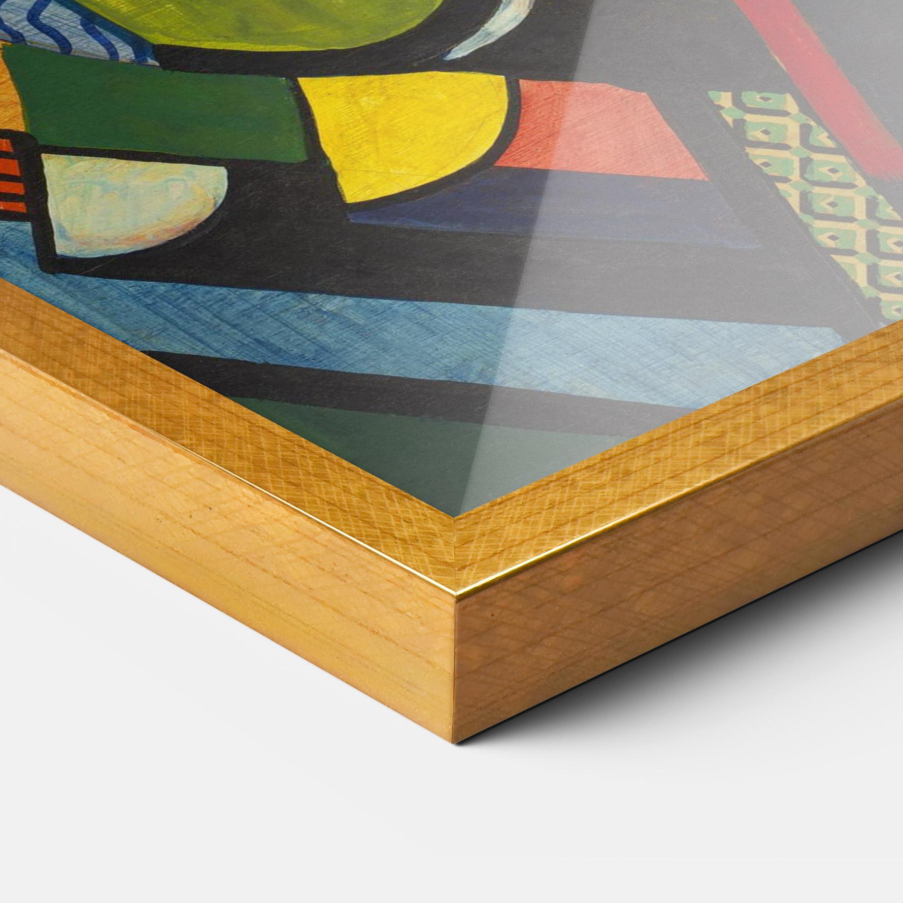 Рамкиран постер Mix Color Shapes mockup 3