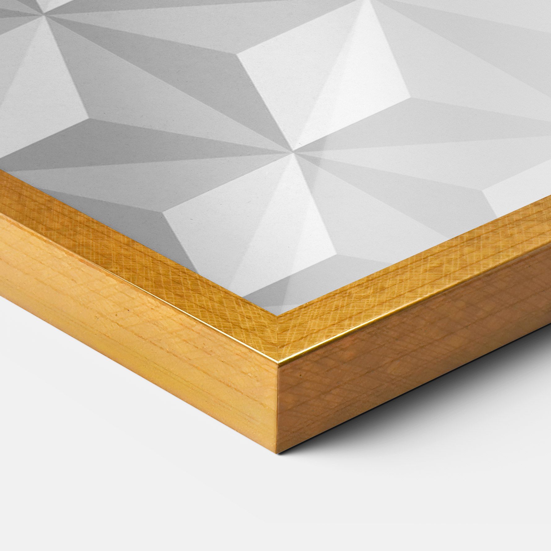 White Triangle Pattern mockup 3