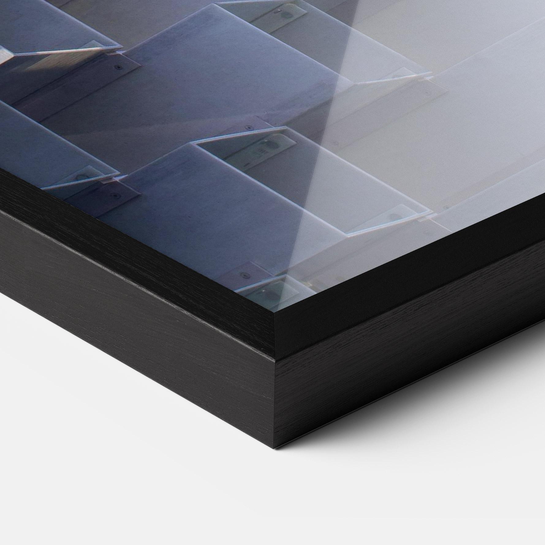 Рамкиран постер 3d White Square mockup 3