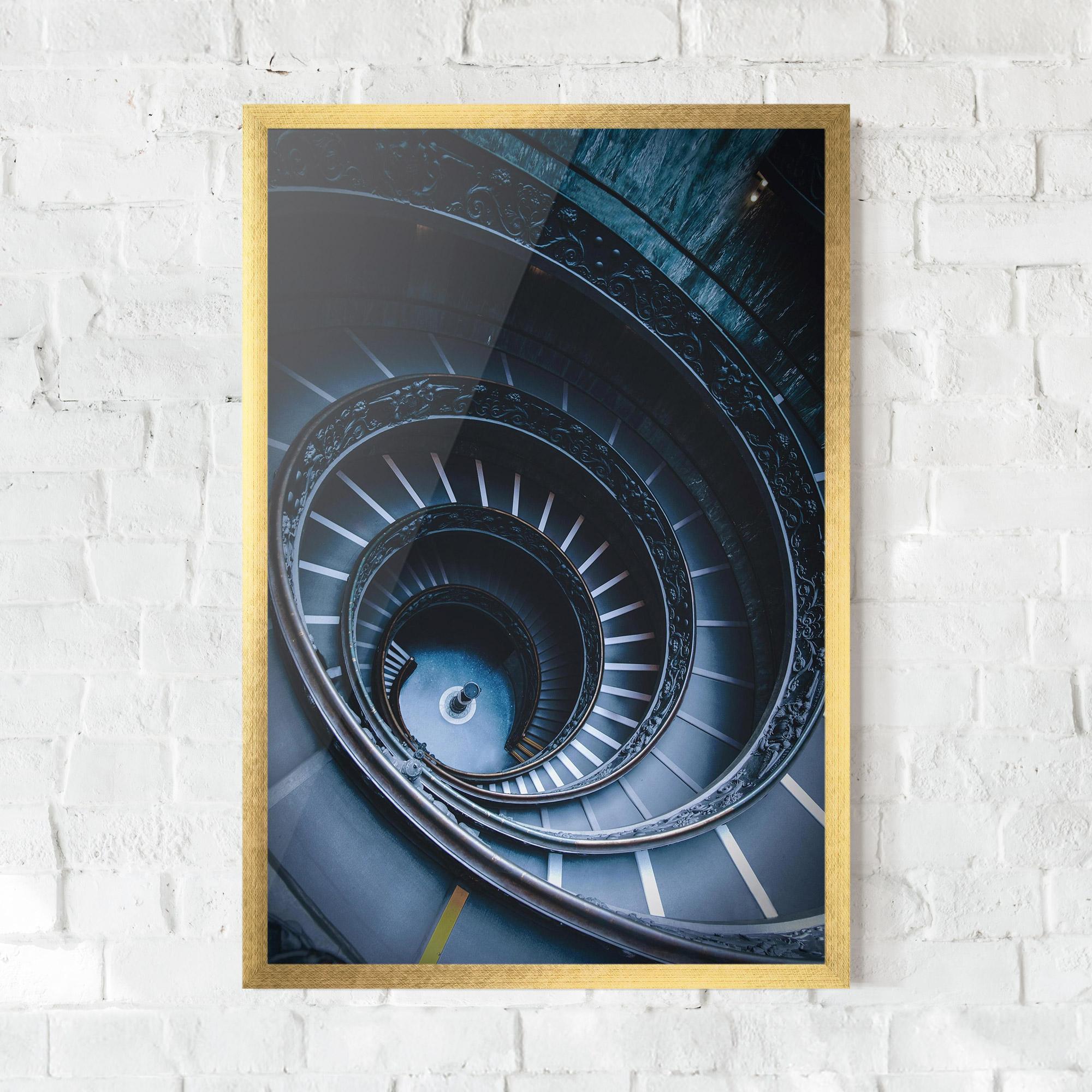 Рамкиран постер Spiral Museum mockup 0