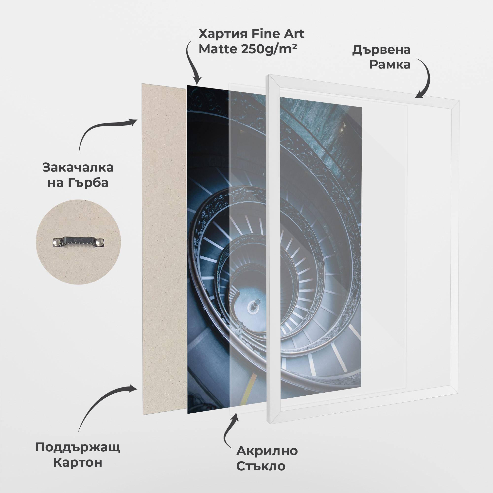 Рамкиран постер Spiral Museum mockup 1