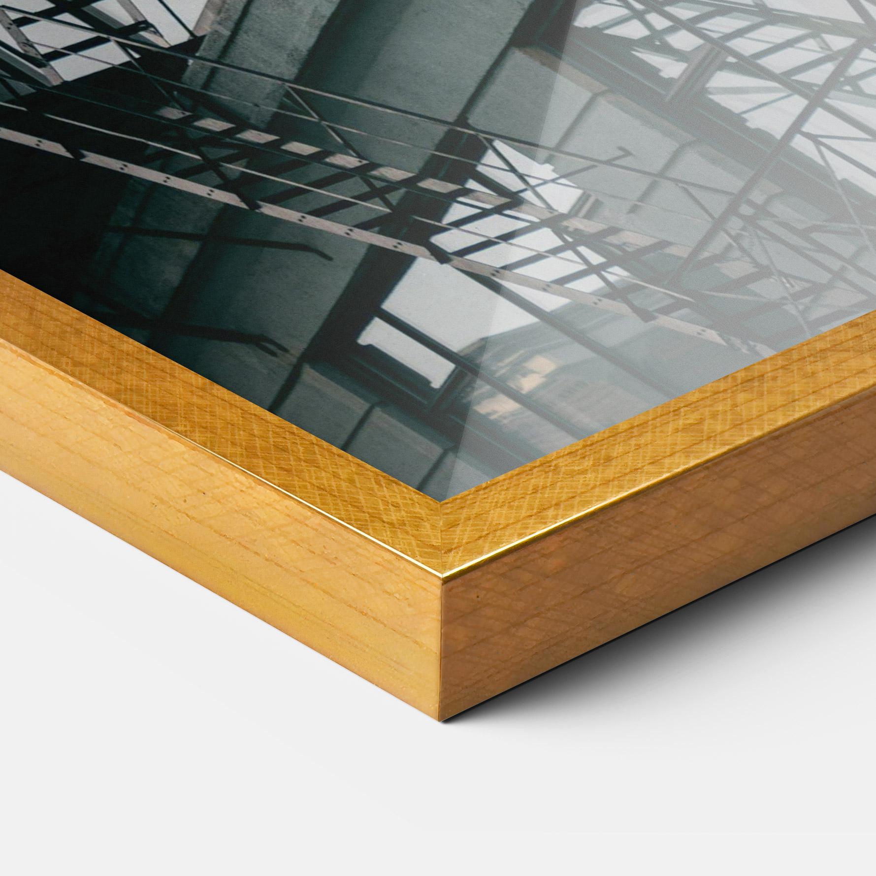 Рамкиран постер Building Stairs mockup 3