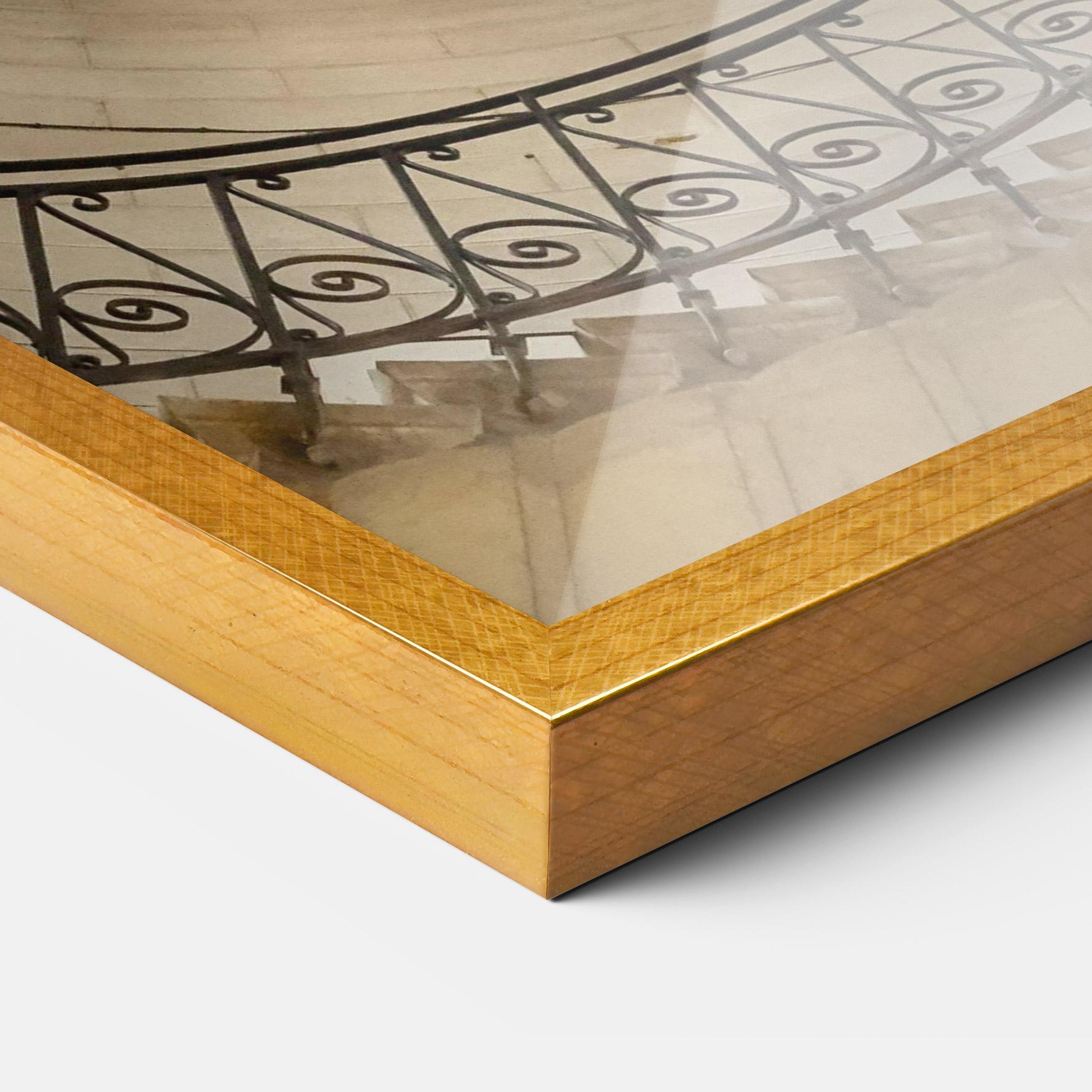 Рамкиран постер Cream Down Stairs mockup 3