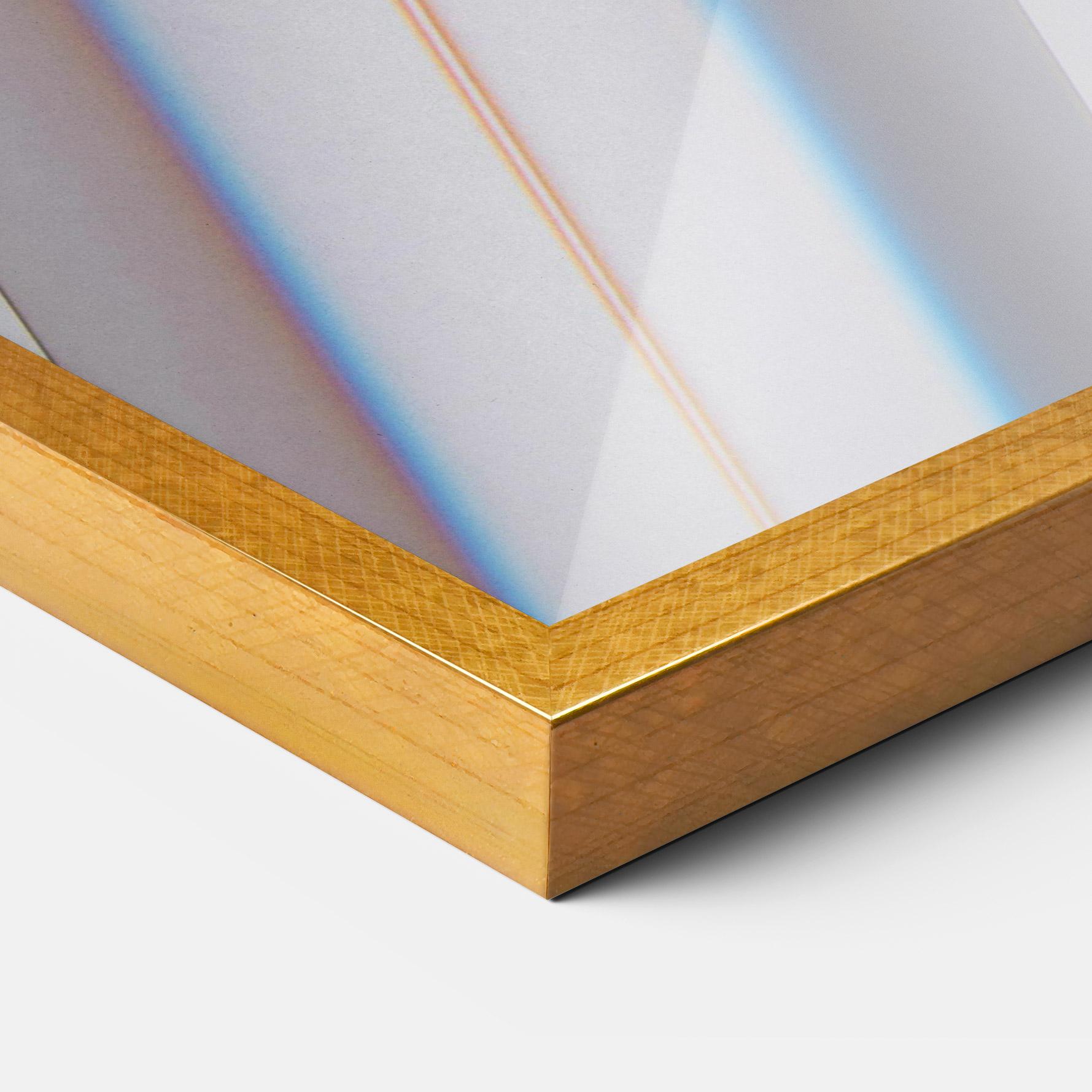 Рамкиран постер Glass Shape mockup 3