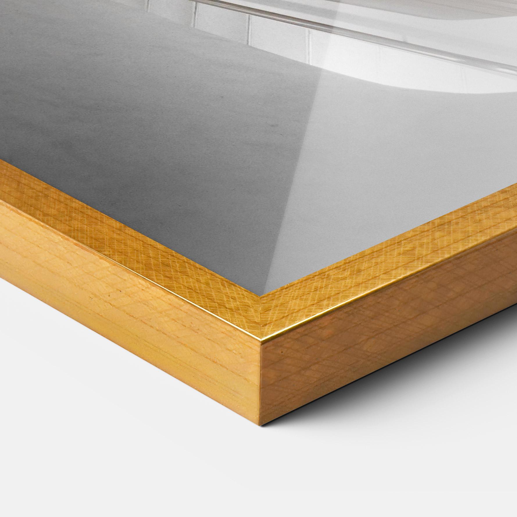 Рамкиран постер White Stairs Spiral mockup 3