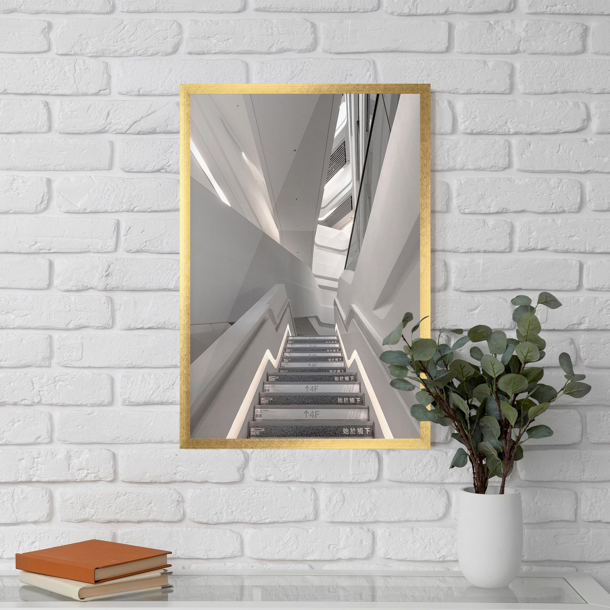 White Line Stairs mockup 5
