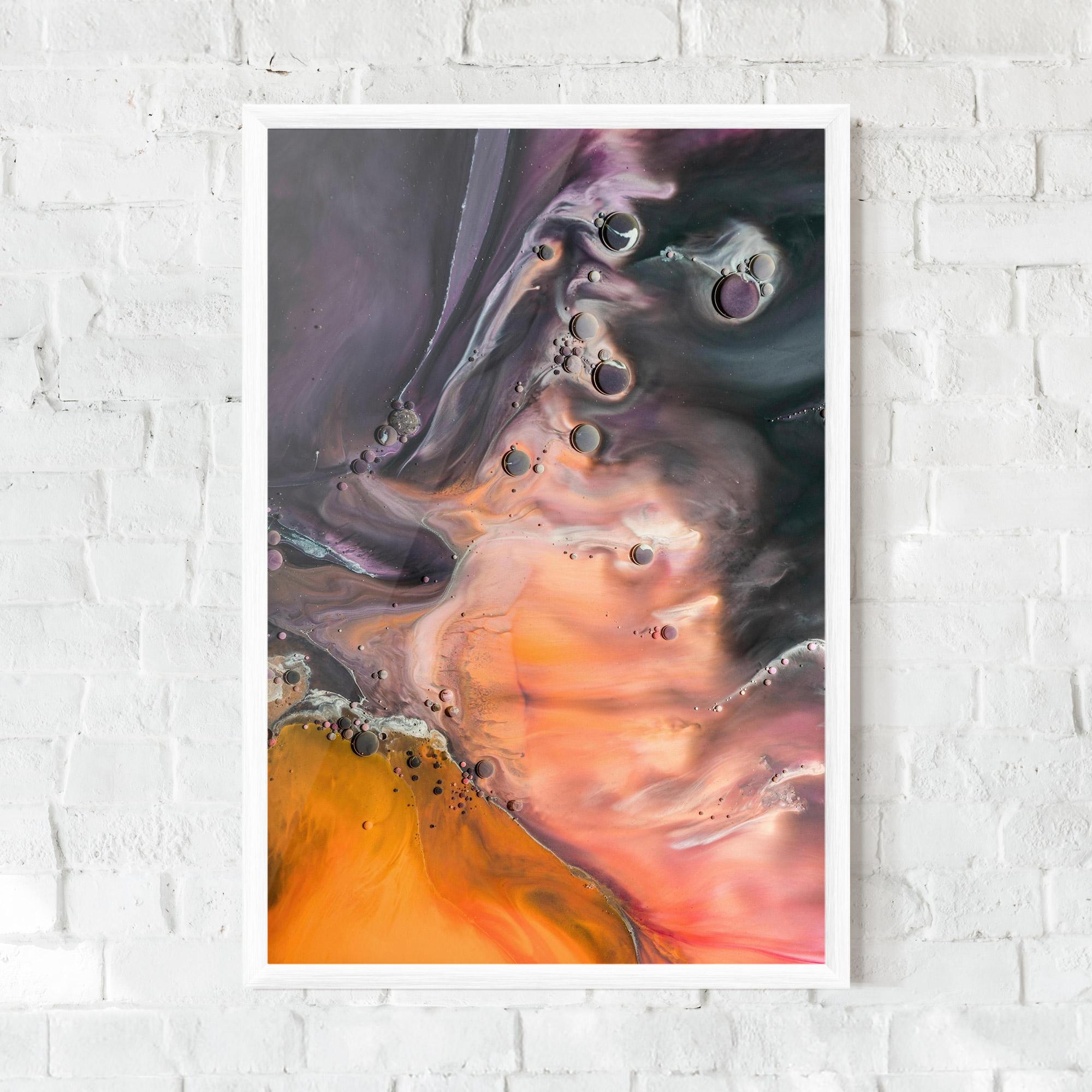 Рамкиран постер Orange Shades mockup 0