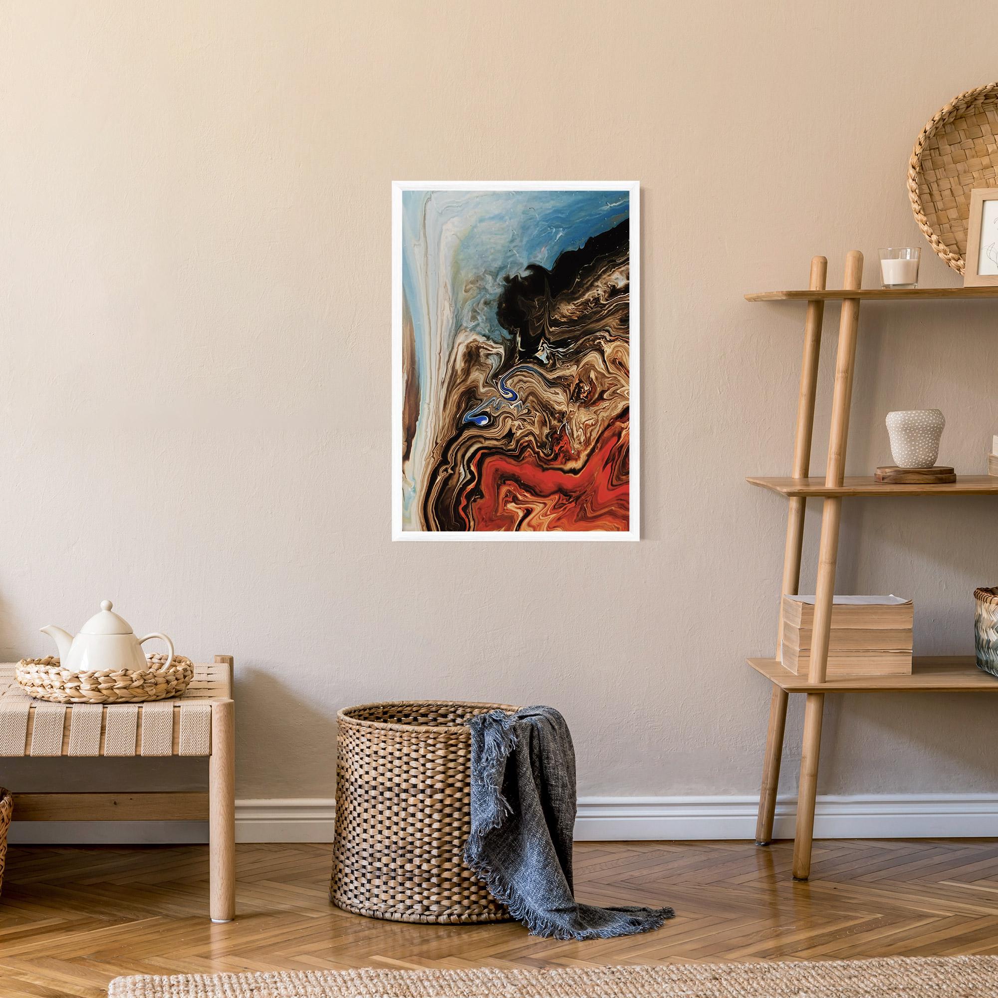 Рамкиран постер Abstract Waterfall mockup 9