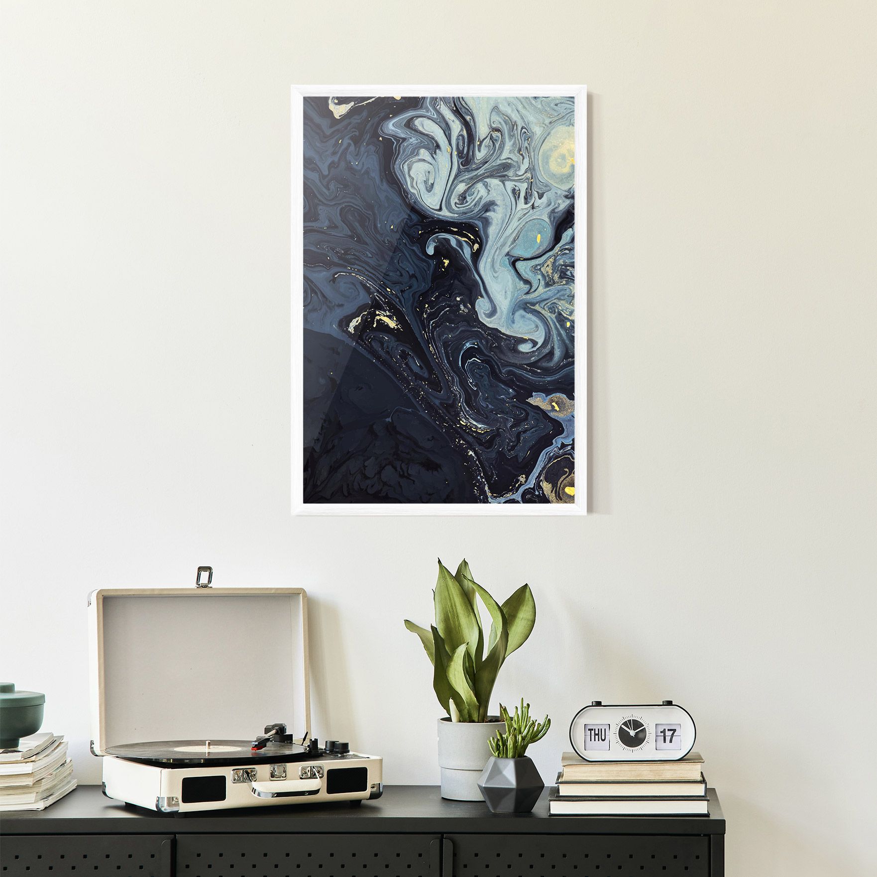 Dark Blue Painting mockup 2