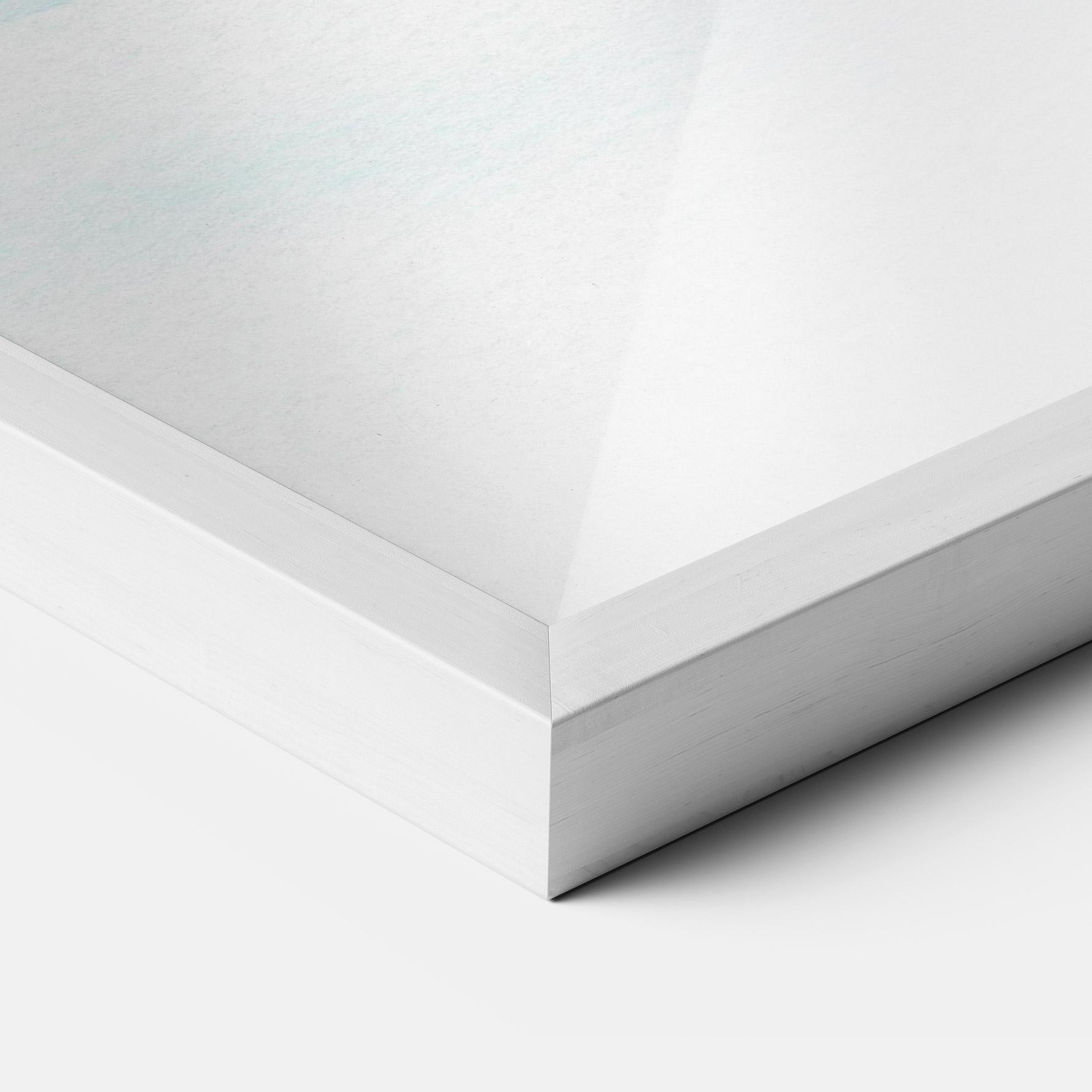 Рамкиран постер Golden Glitter Blue mockup 3