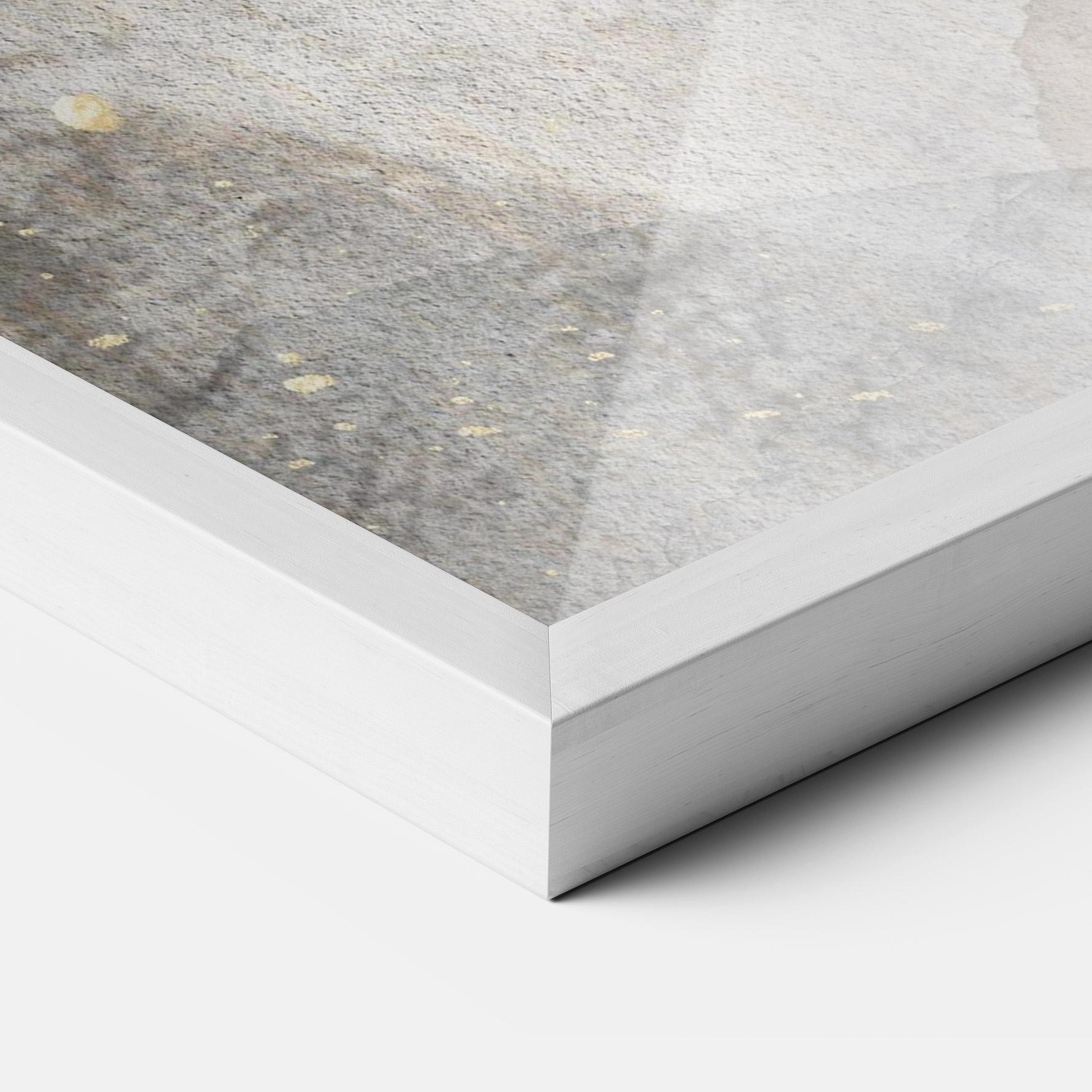 Рамкиран постер Light Cream Marble mockup 3