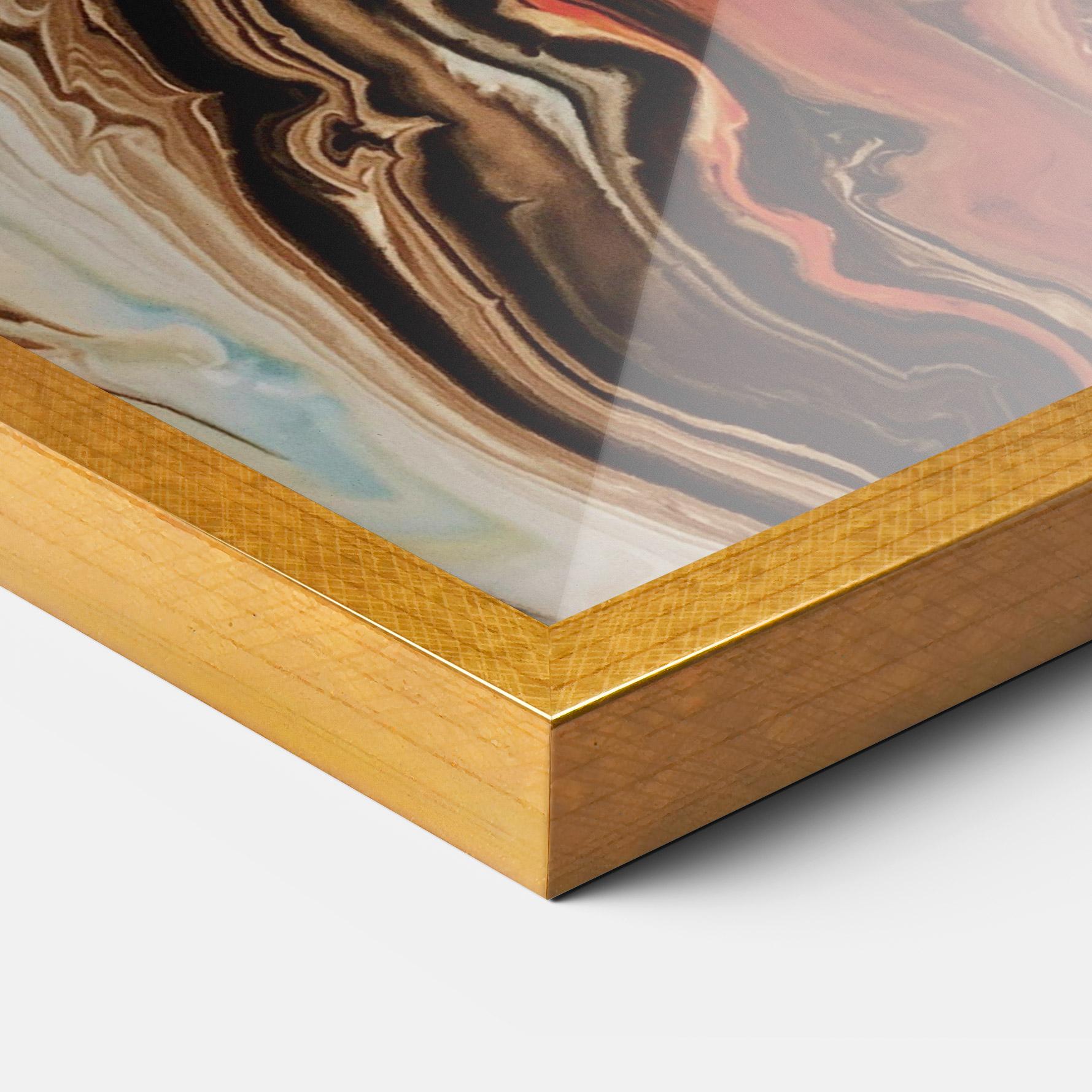 Рамкиран постер Abstract Waterfall mockup 3