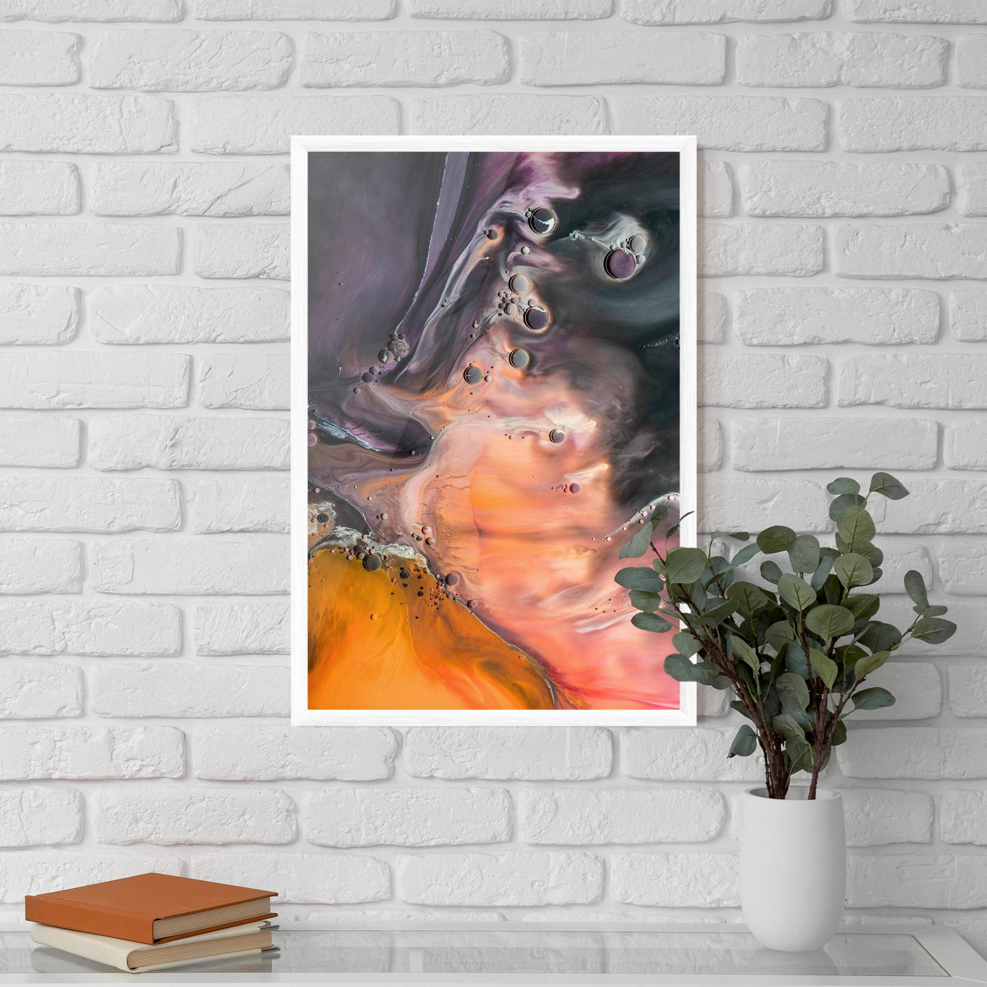 Рамкиран постер Orange Shades mockup 5