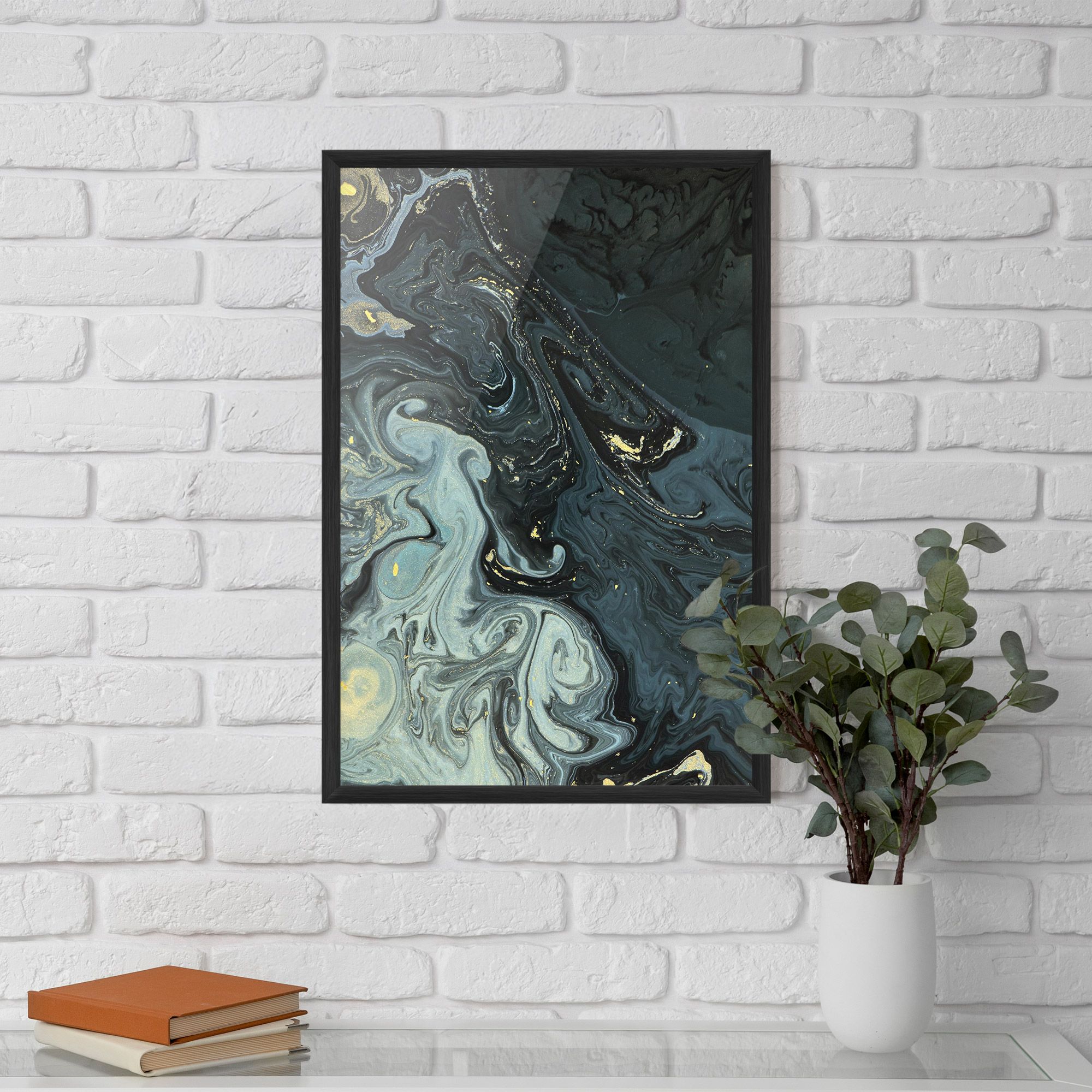 Dark Green Painting mockup 5