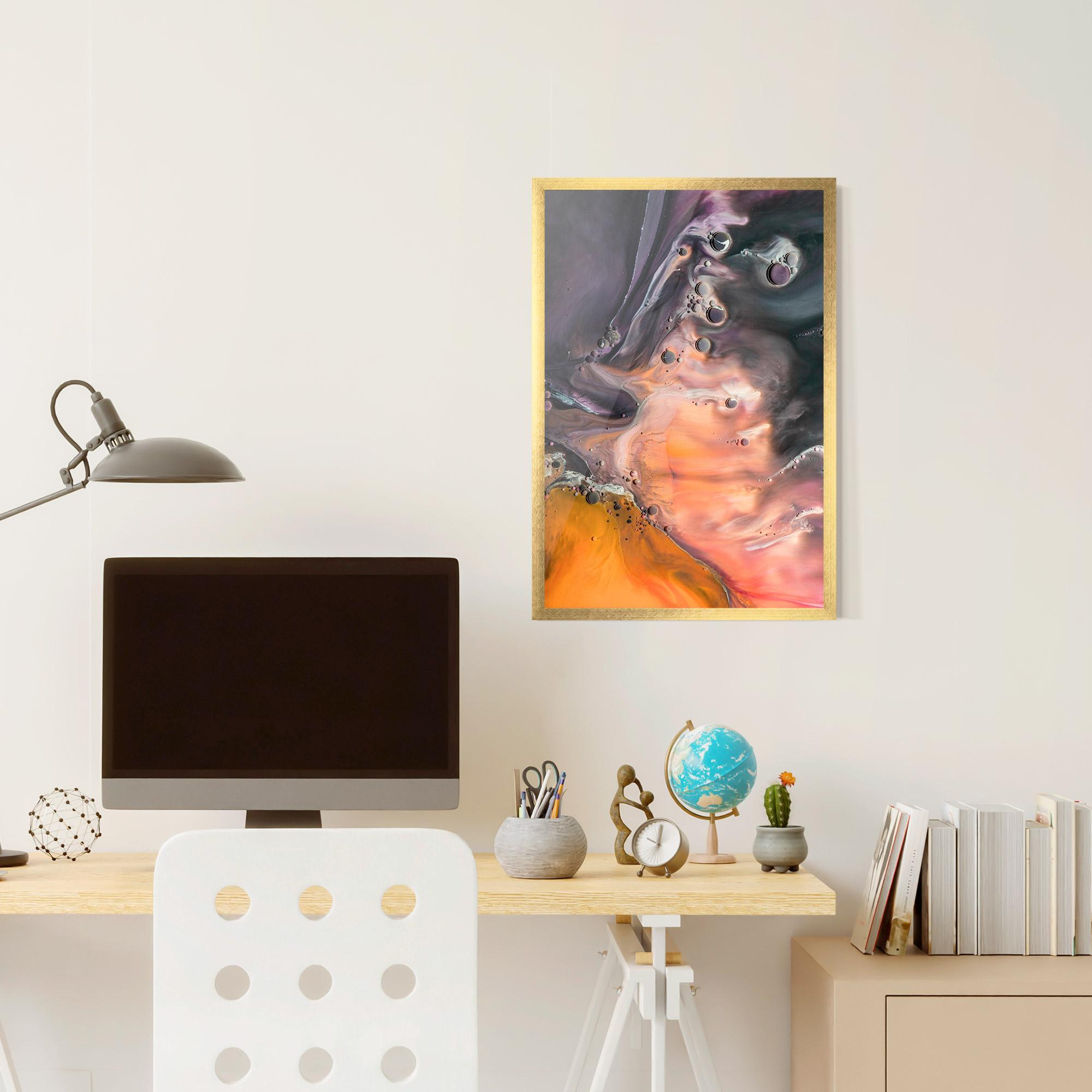 Рамкиран постер Orange Shades mockup 6