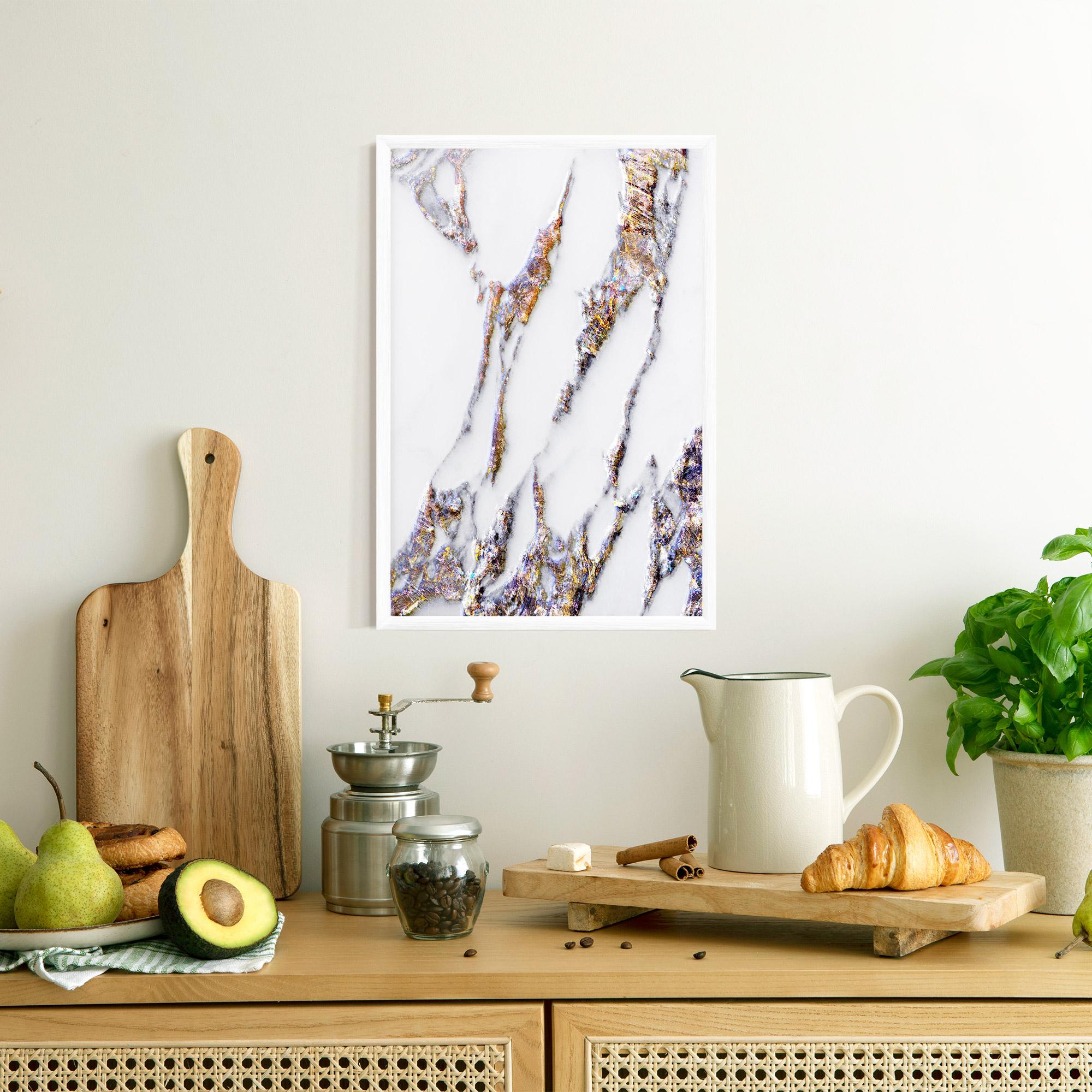 Рамкиран постер Beautiful Color Marble mockup 8