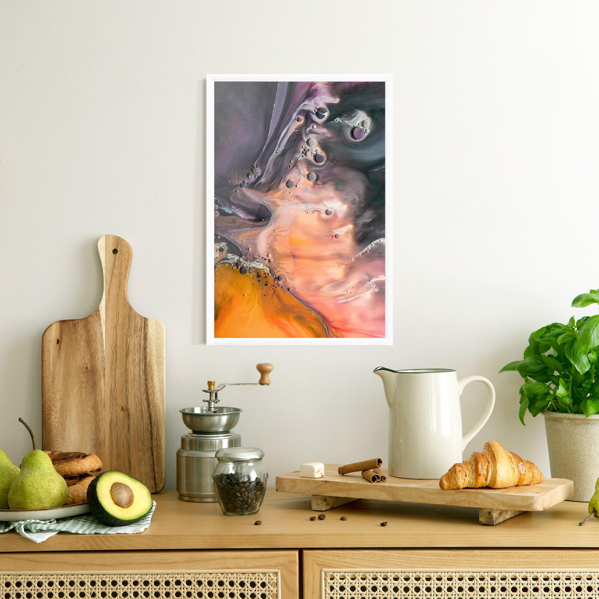 Рамкиран постер Orange Shades mockup 8