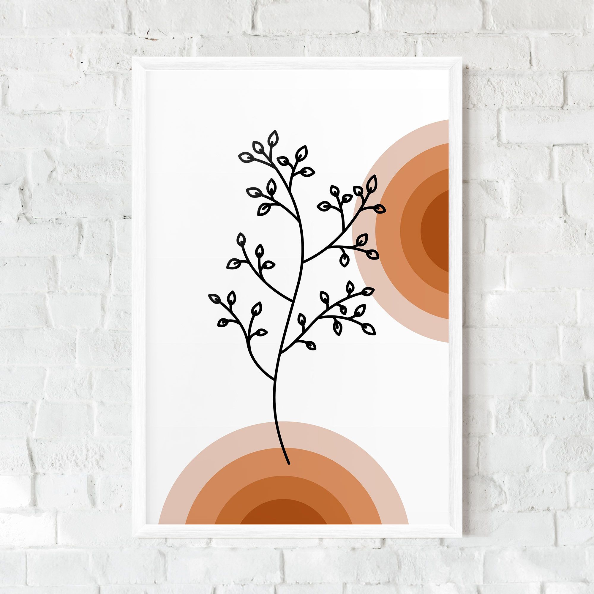 Plant Orange Circle mockup 0