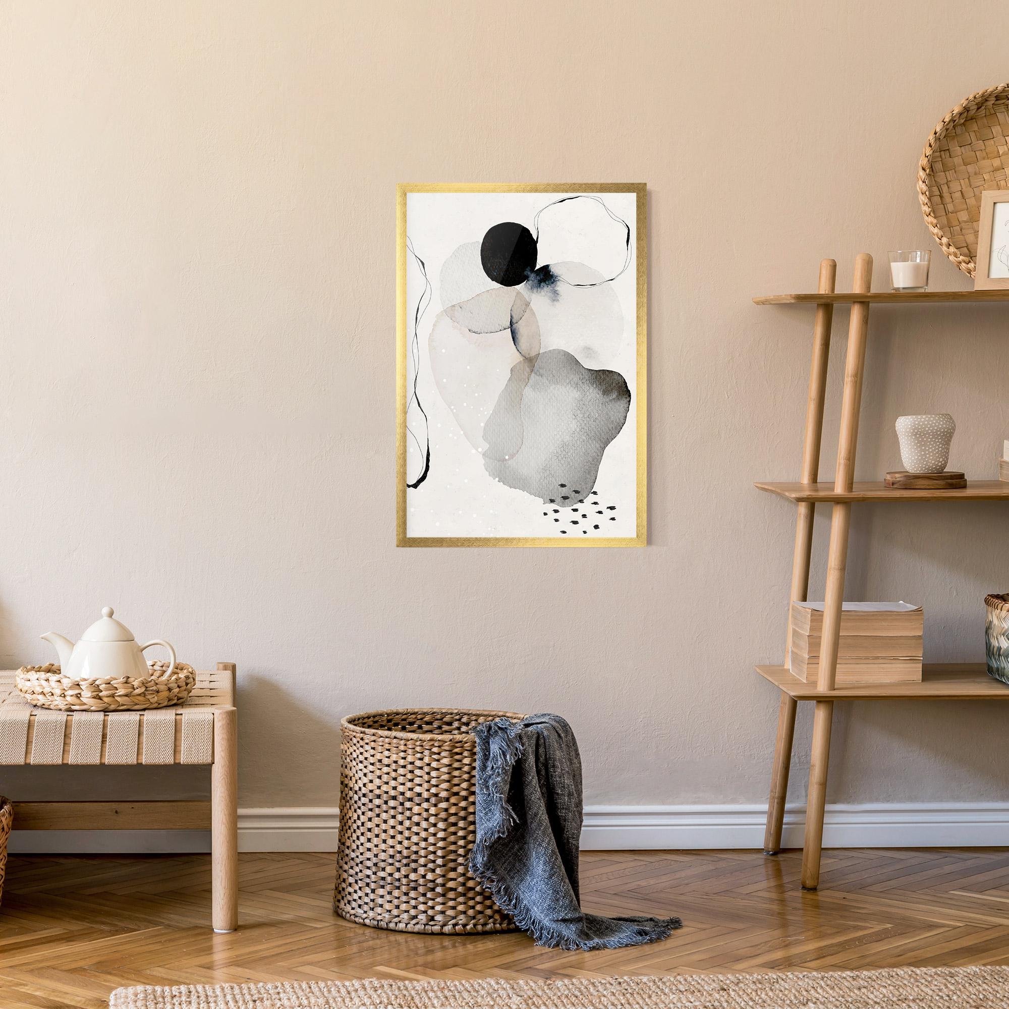 Рамкиран постер Water Color Art mockup 9