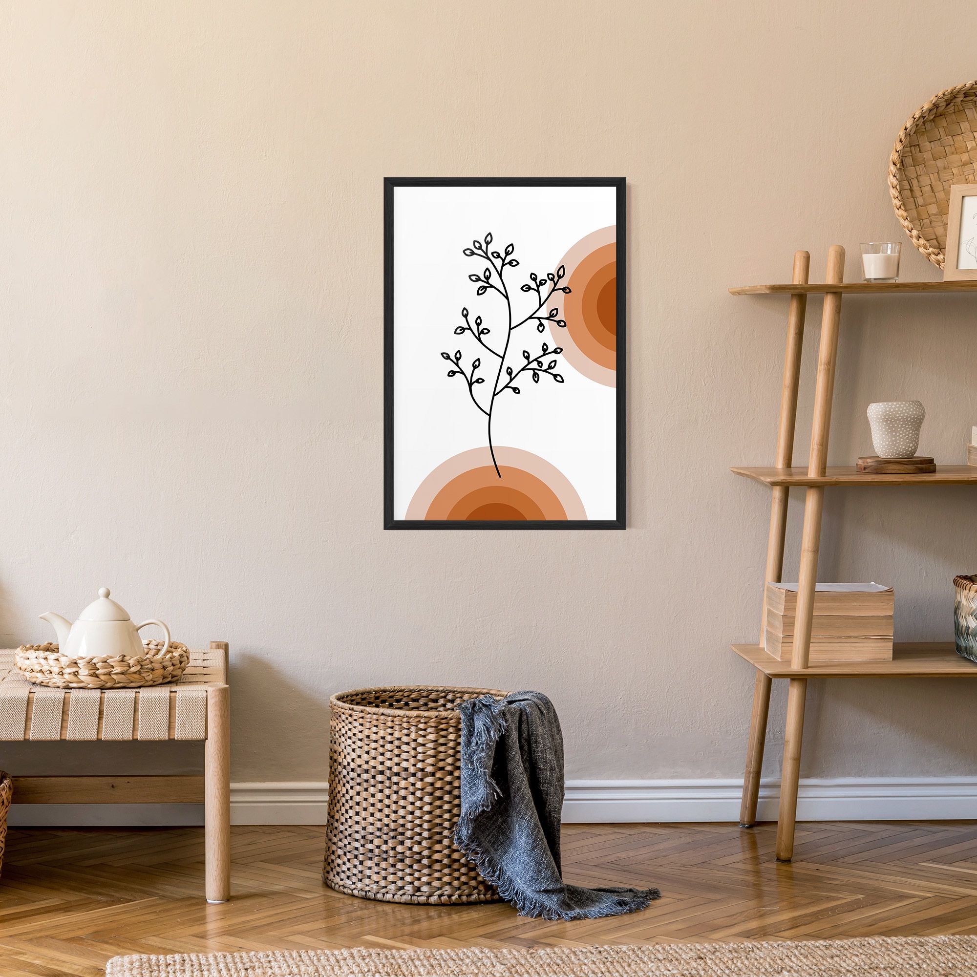 Plant Orange Circle mockup 9