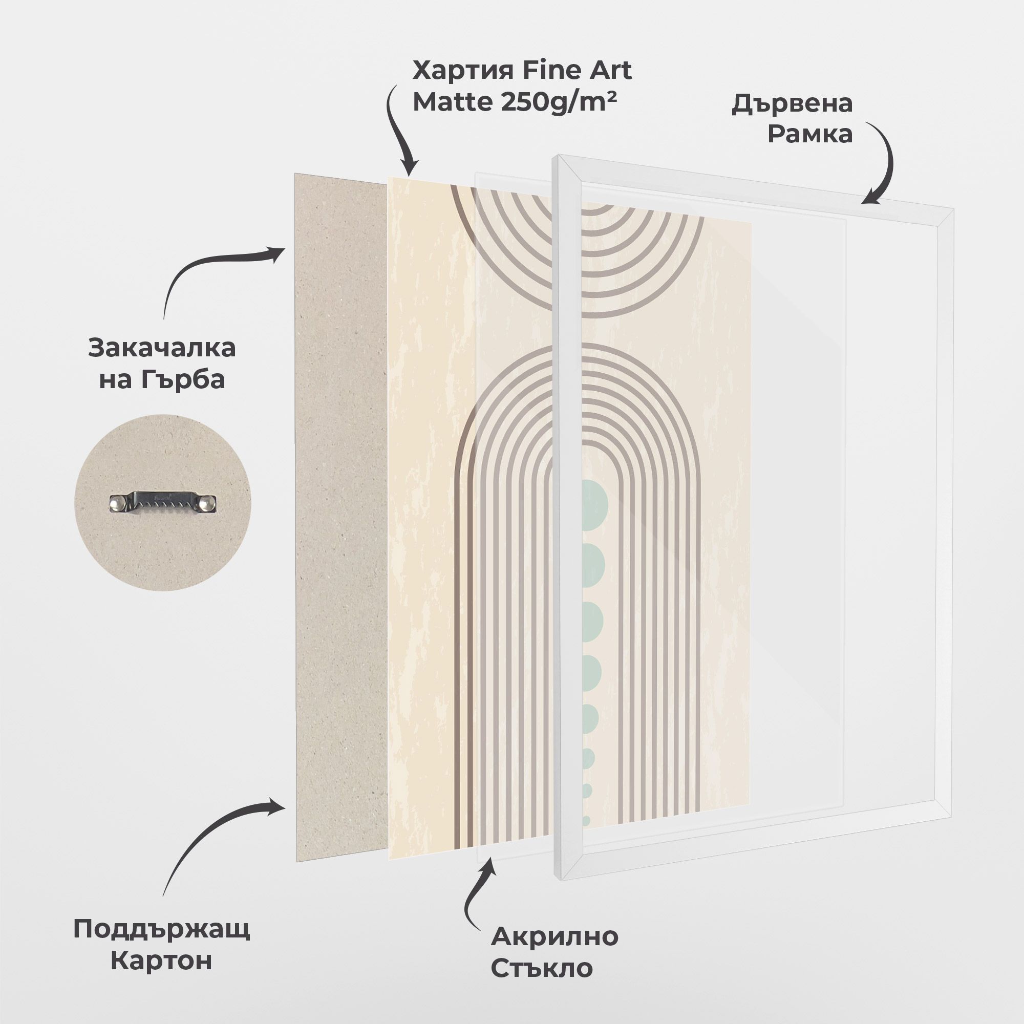 Cream Blue Circles mockup 1