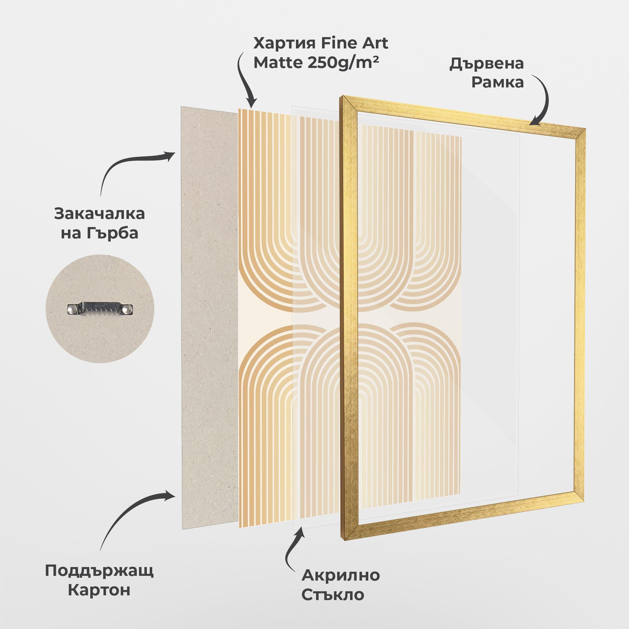 Рамкиран постер Arch Poster mockup 1