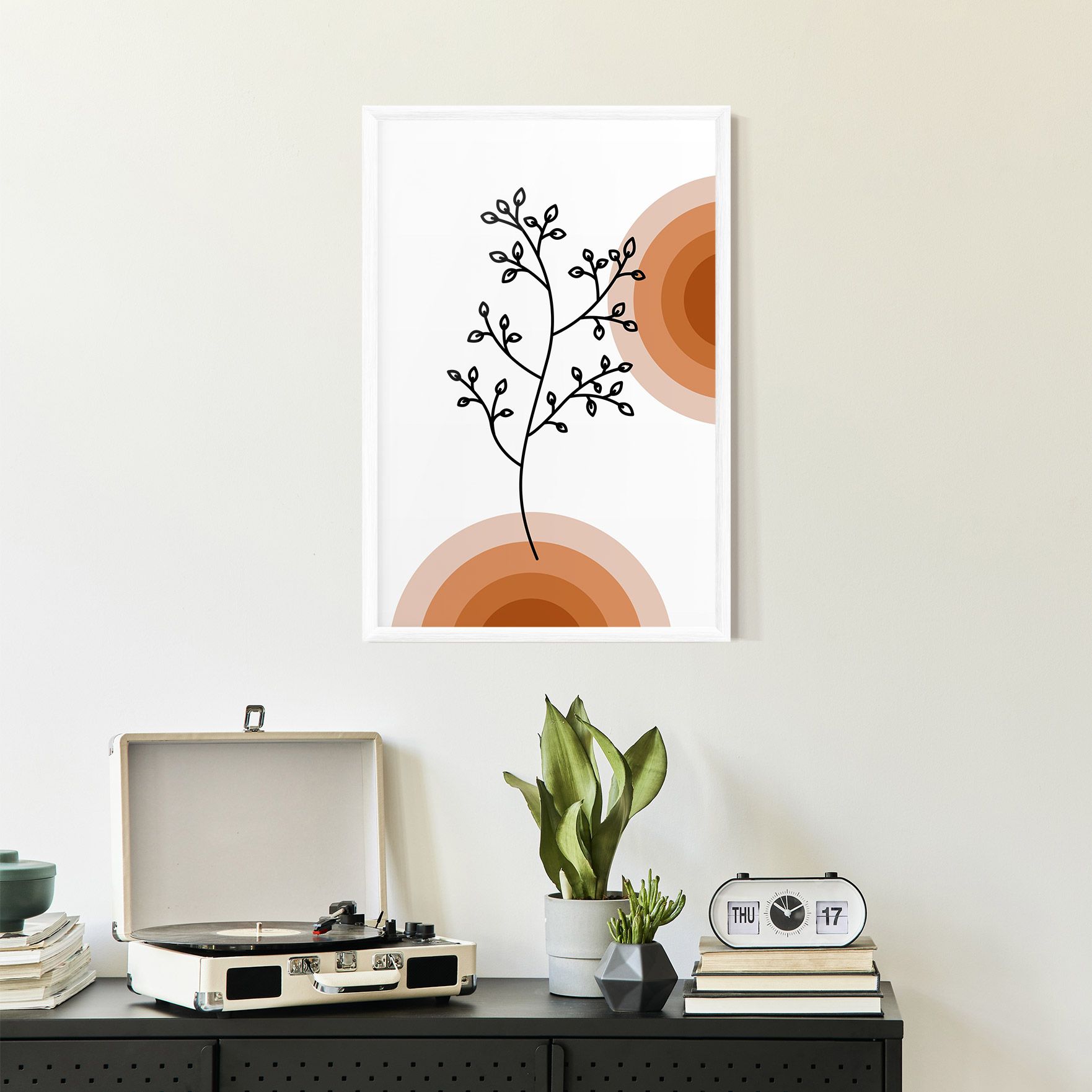 Plant Orange Circle mockup 2