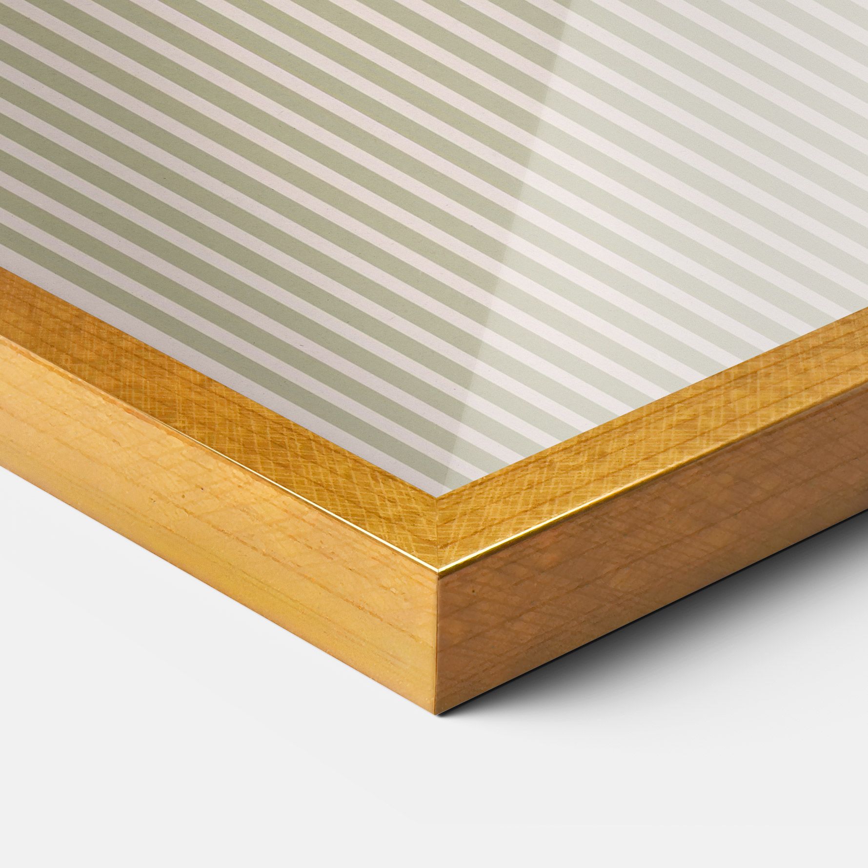 Green Circle Lines mockup 3