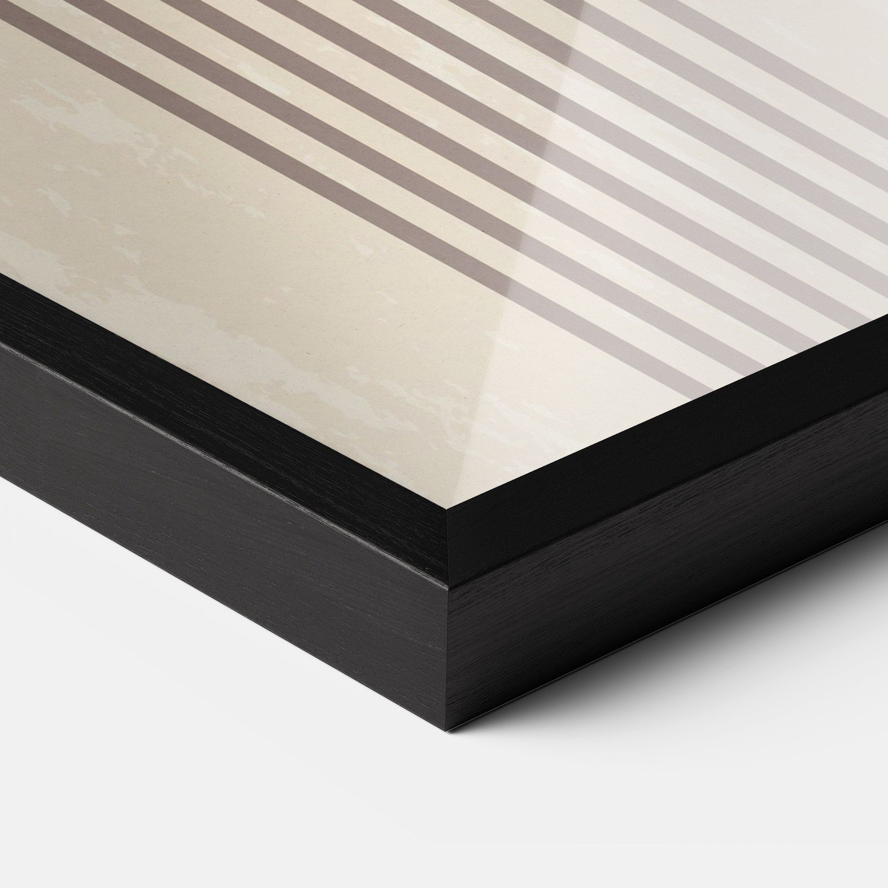 Cream Blue Circles mockup 3