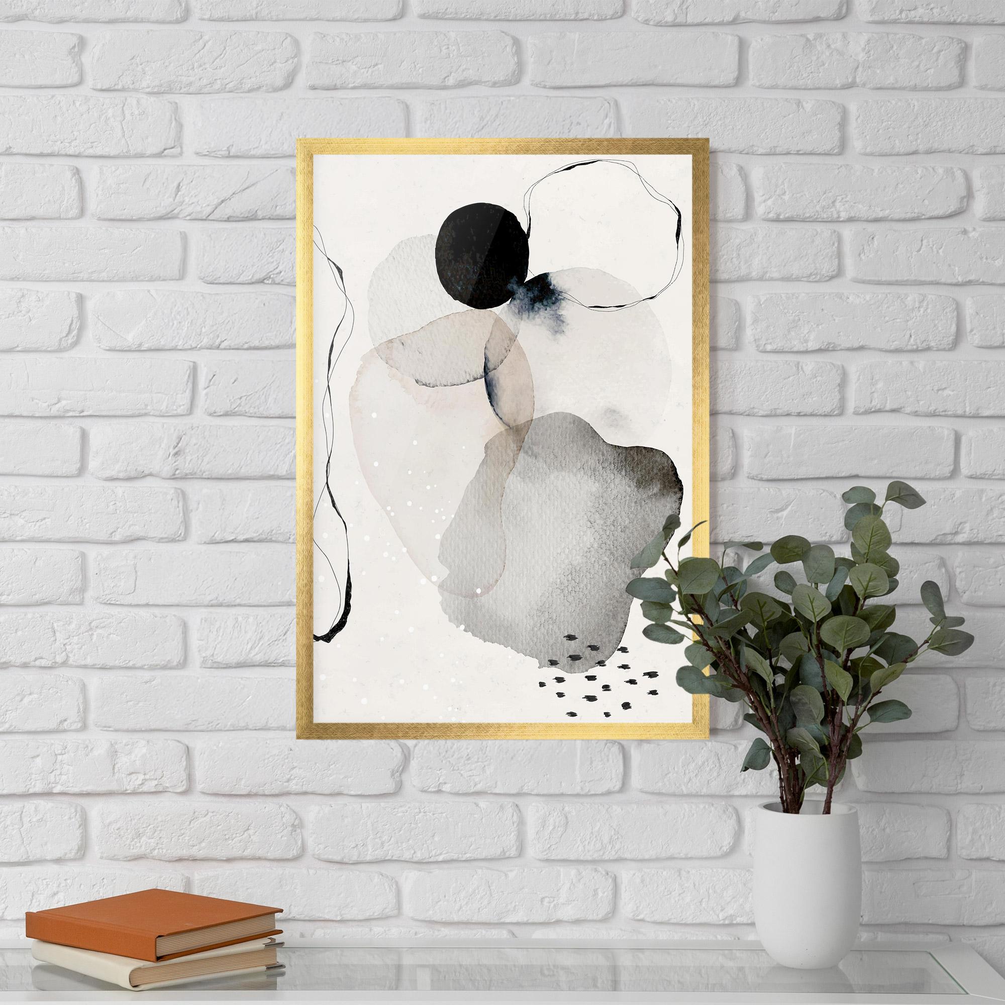 Рамкиран постер Water Color Art mockup 5