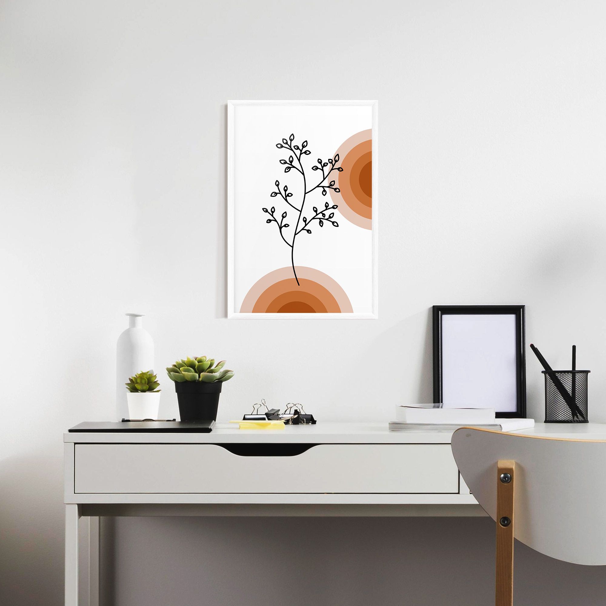 Plant Orange Circle mockup 7