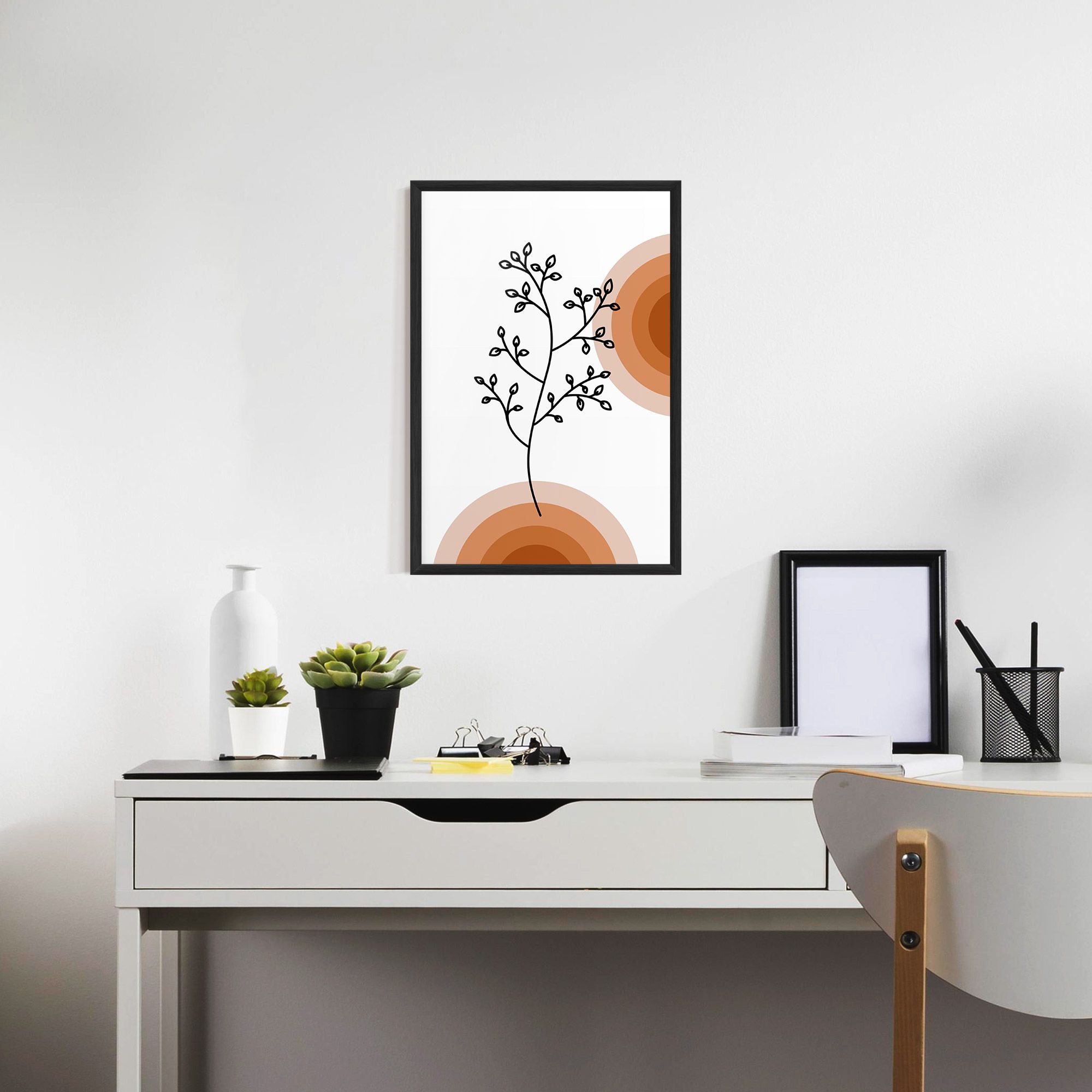 Plant Orange Circle mockup 7