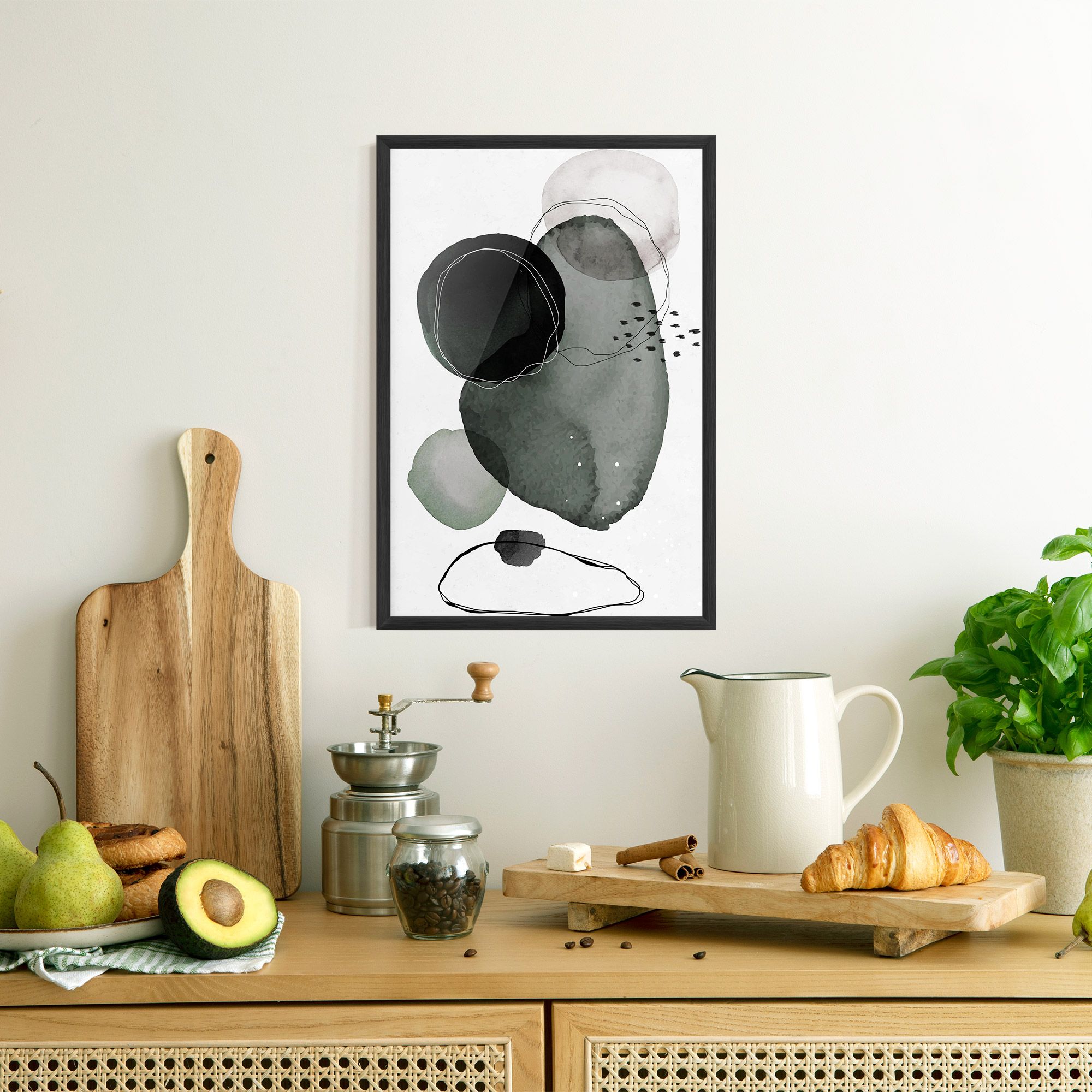 Green Watercolor mockup 8