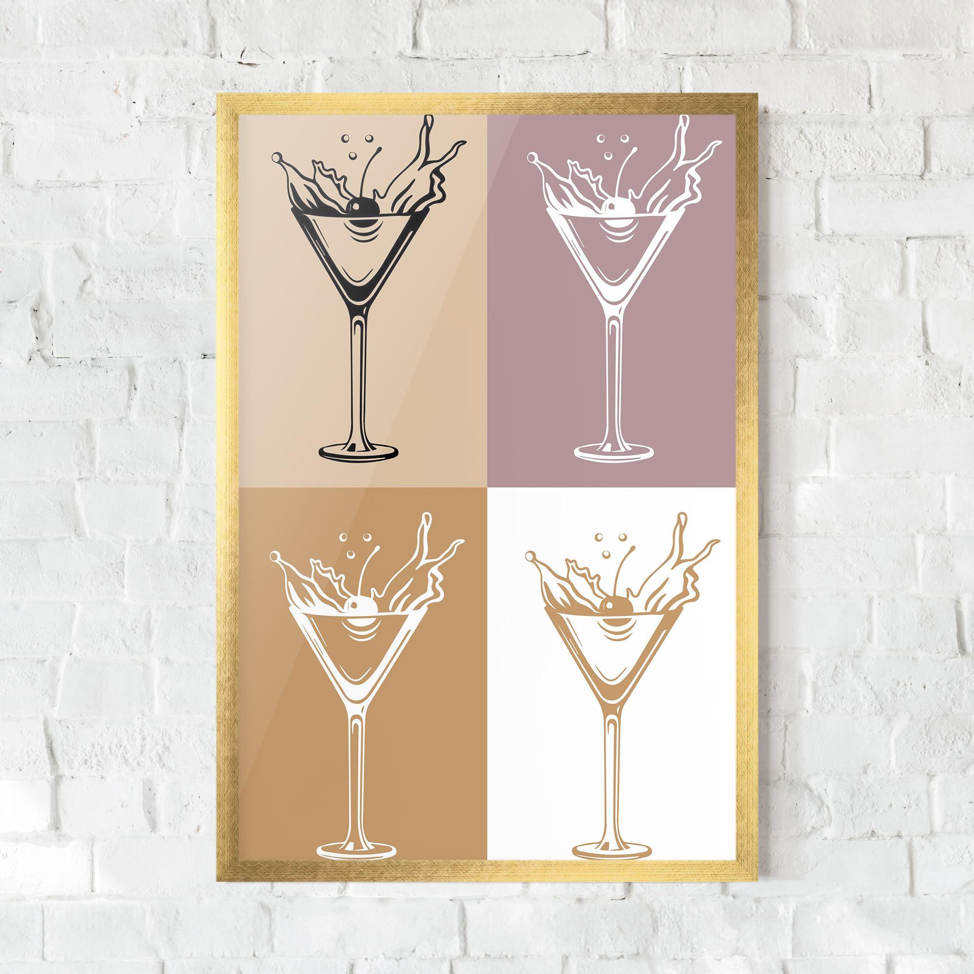 Рамкиран постер Drinks Mix mockup 0