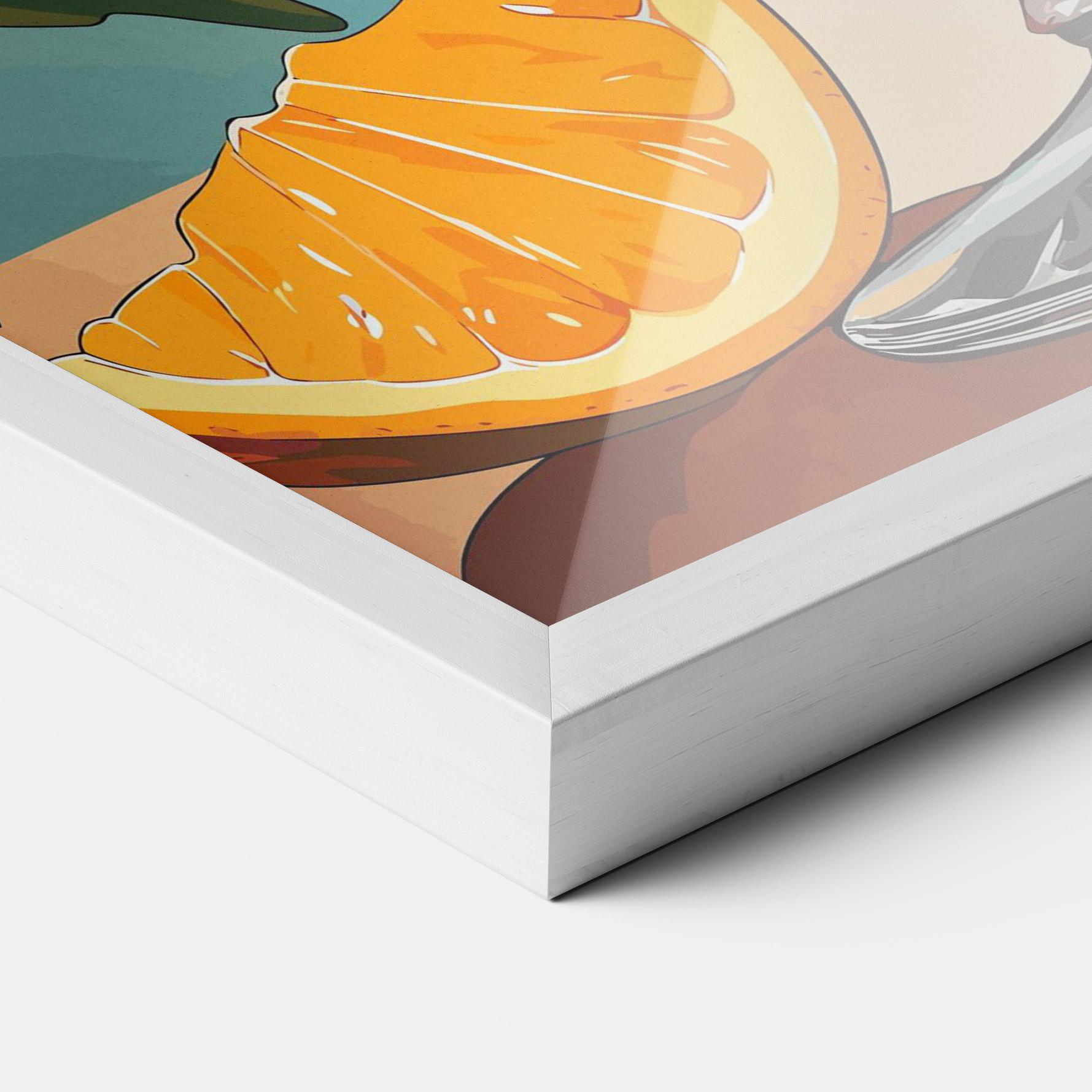 Рамкиран постер Sunrise Cocktail mockup 3