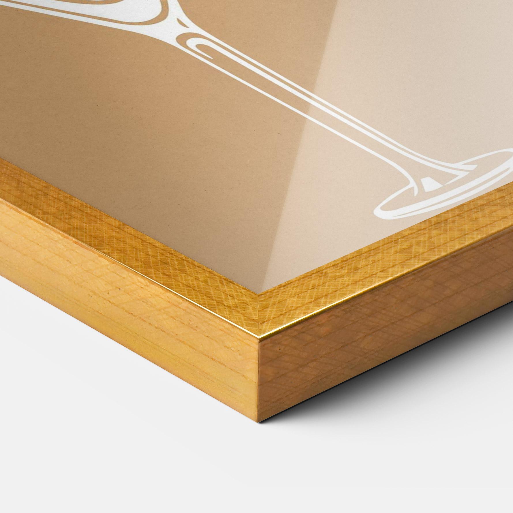 Рамкиран постер Drinks Mix mockup 3