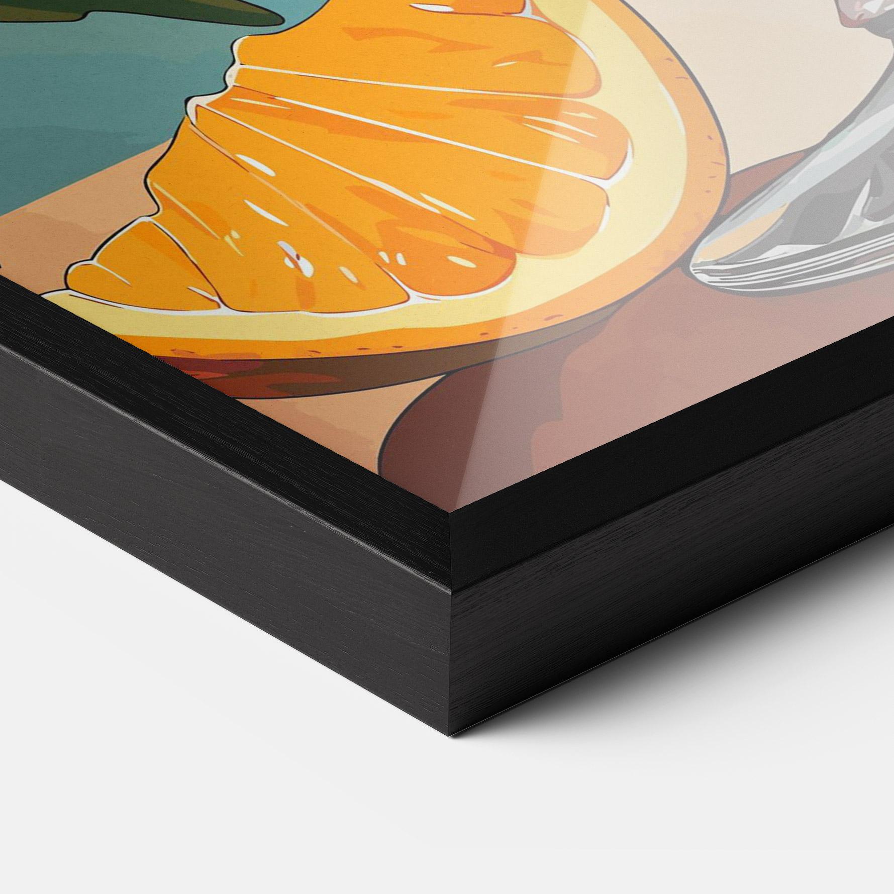 Рамкиран постер Sunrise Cocktail mockup 3