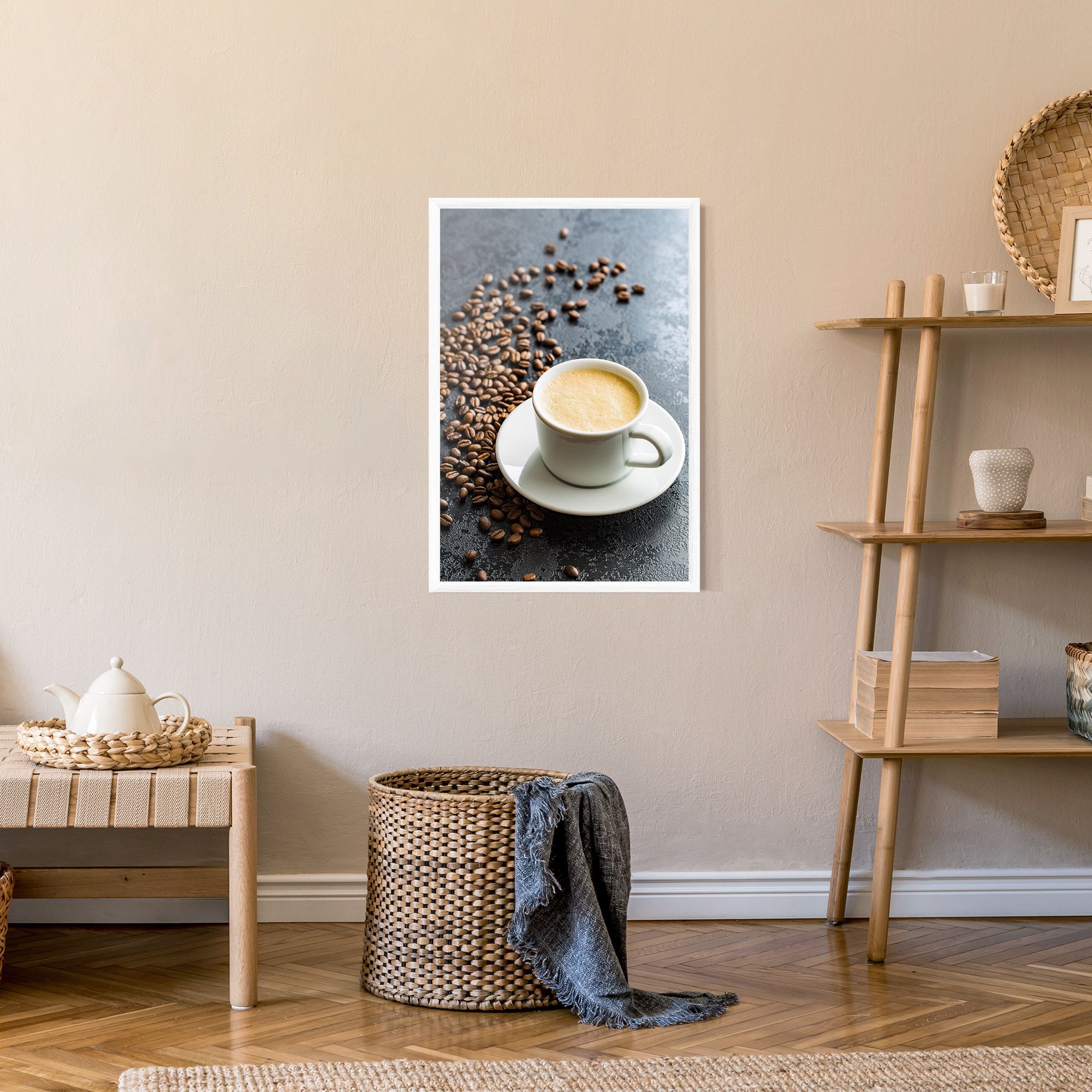 Hot Cappuccino Coffee mockup 9